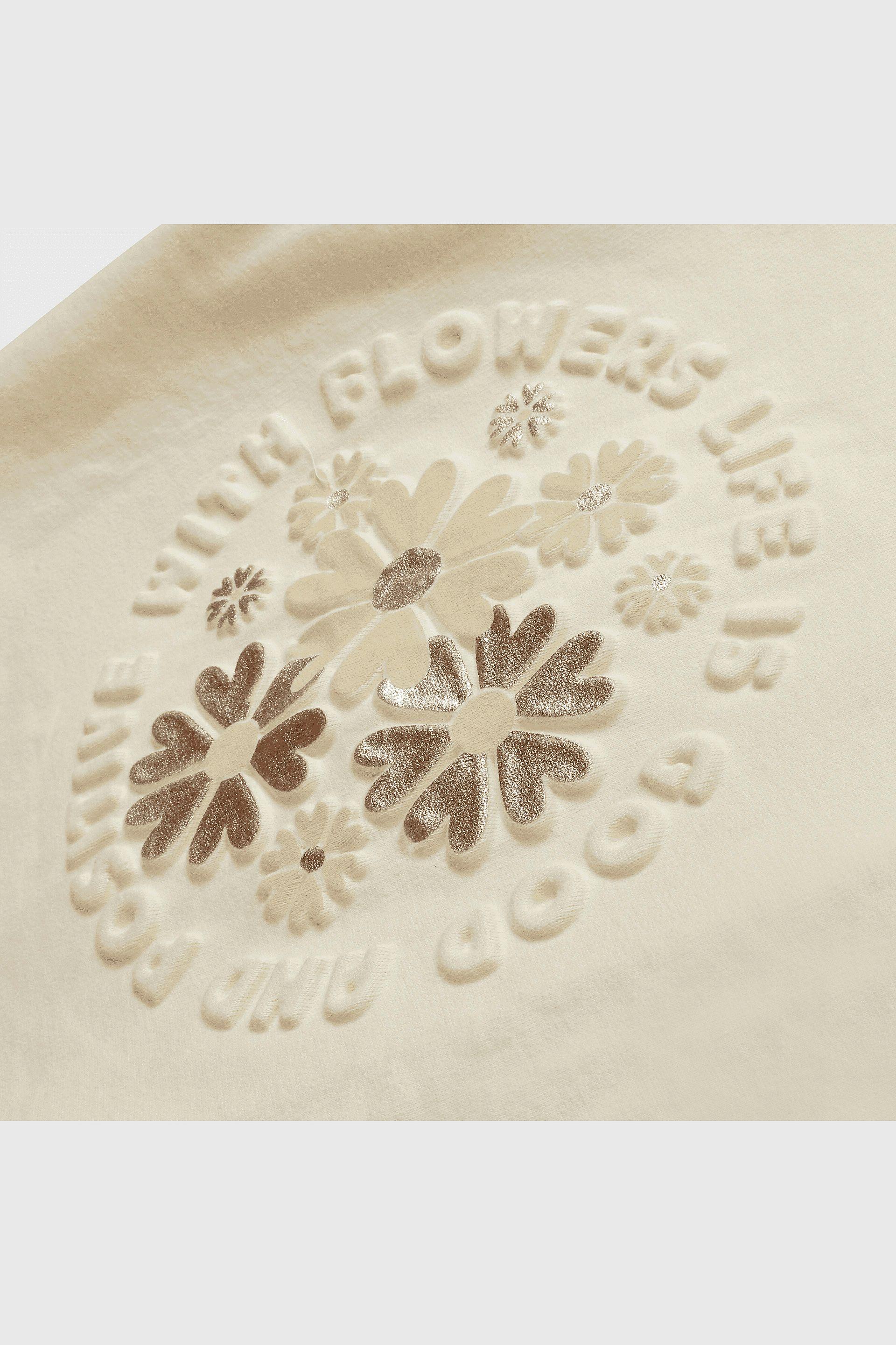 Polerón Crema Flores-2