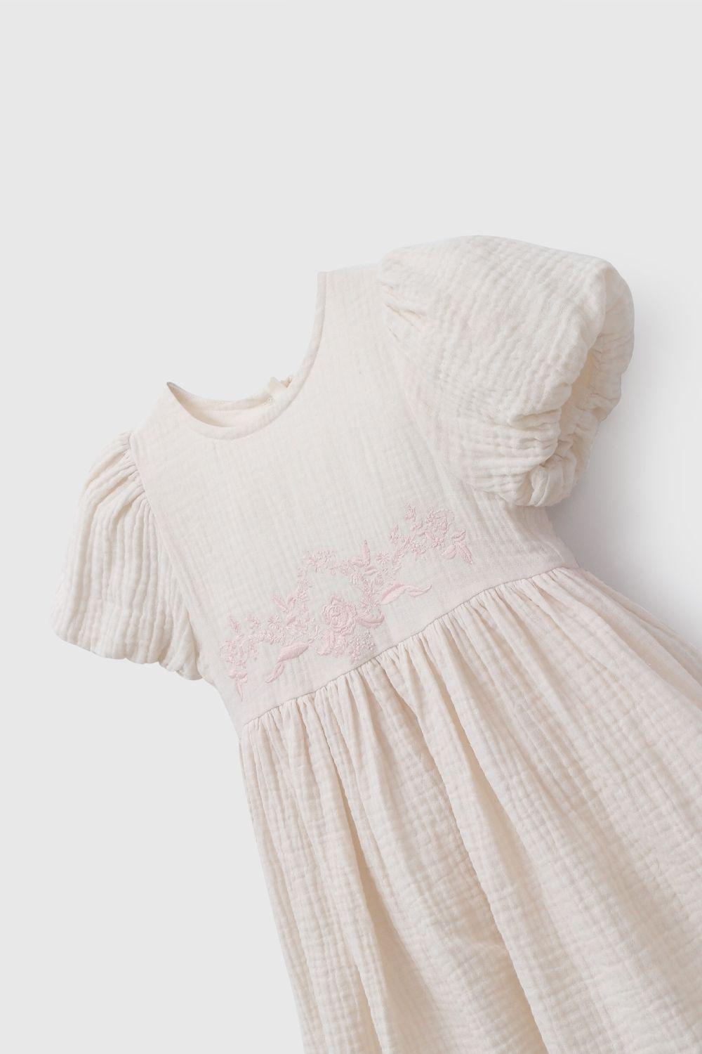 Vestido Bordado de Niña VEVL3274V26-2