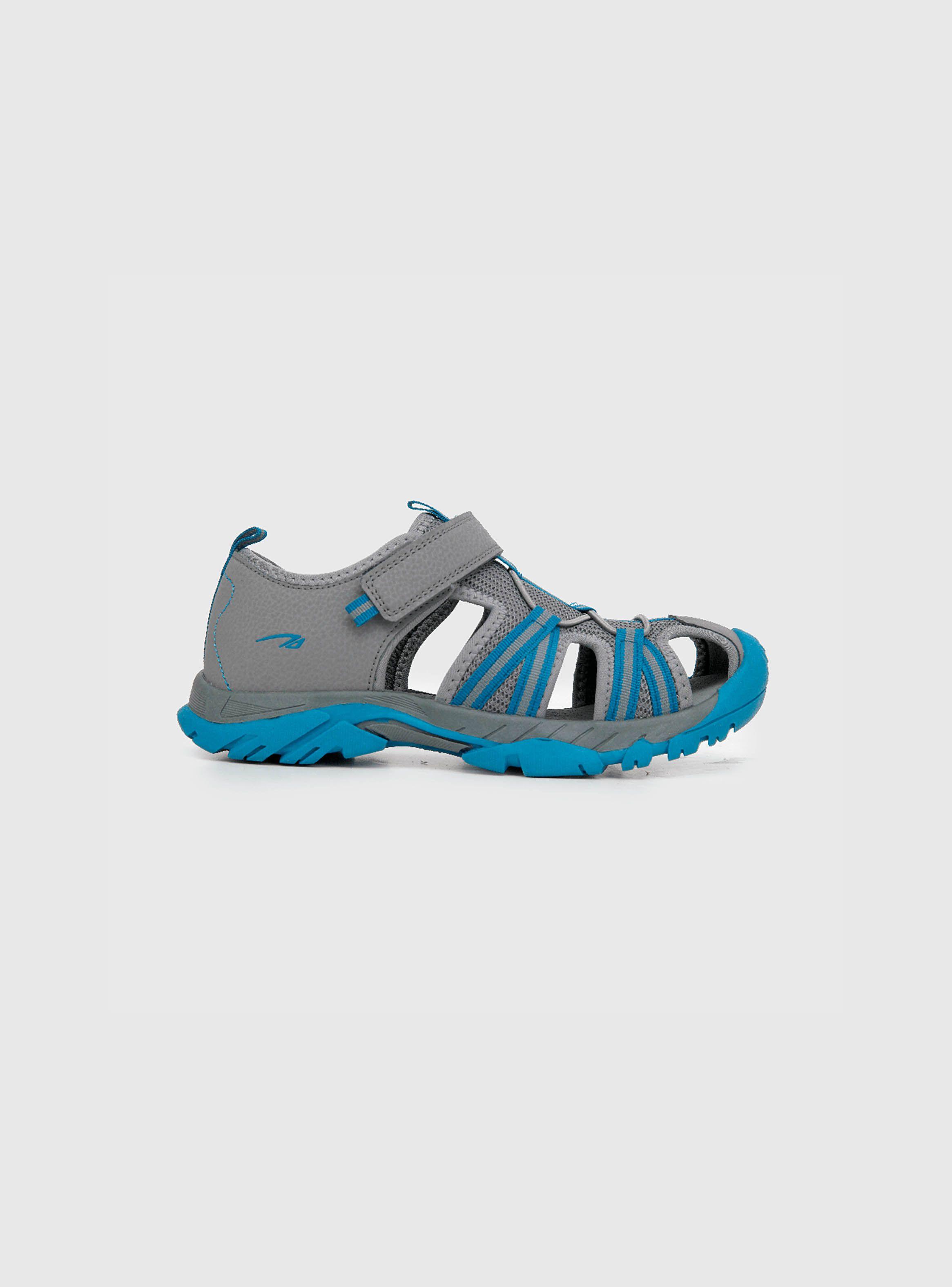 Sandalia De Niño Cinta Lateral Gris (21 A 27) Colloky-1