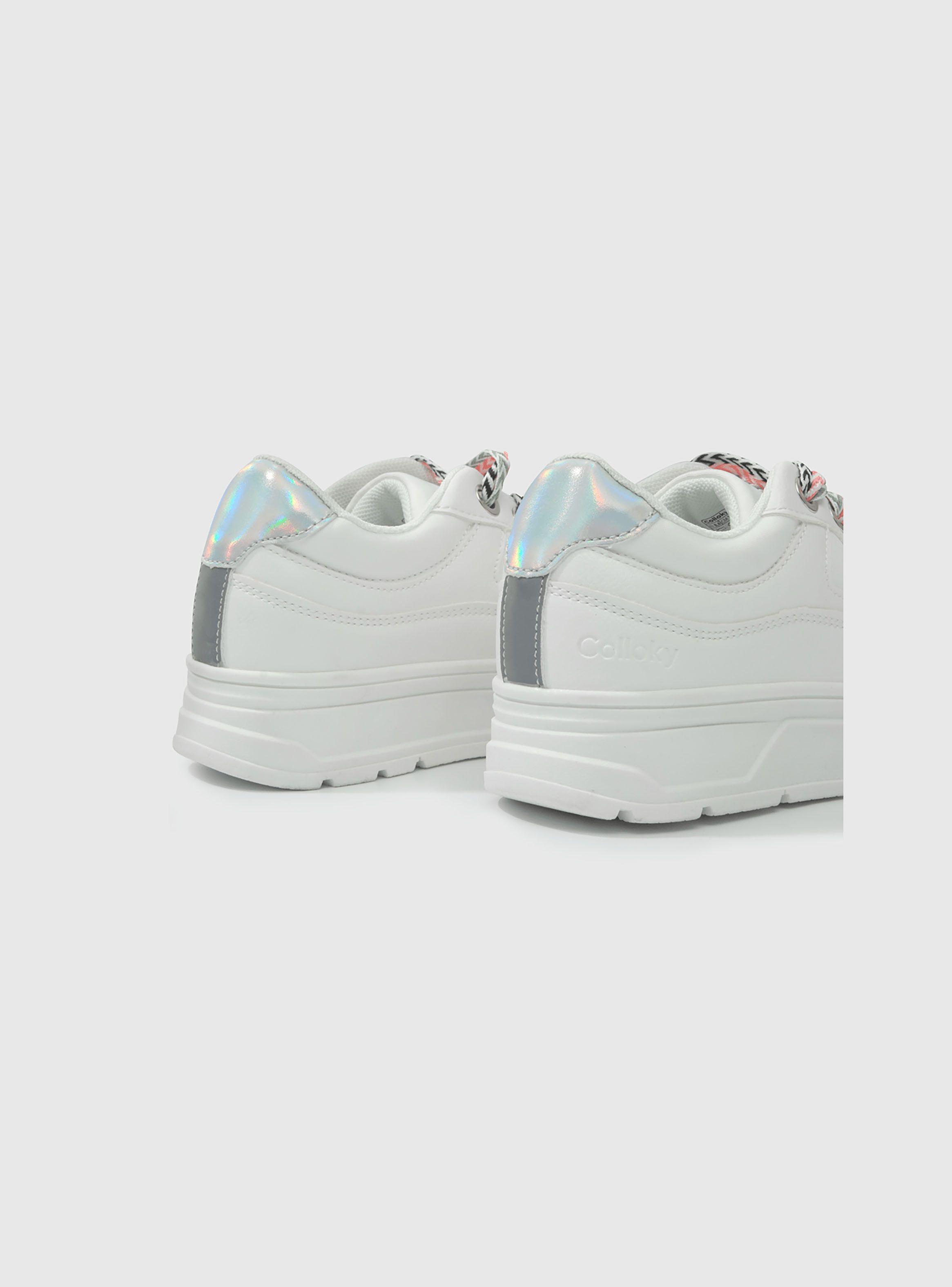 Zapatilla urbana Niña Blanco 49336 Colloky-4