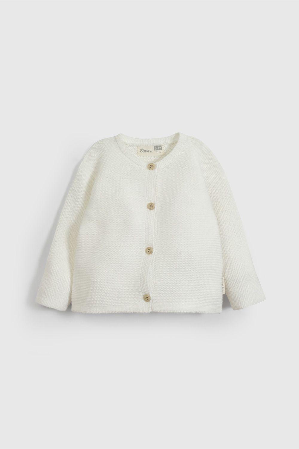 Chaleco Blanco Tejido Unisex CHLAU109V26-0