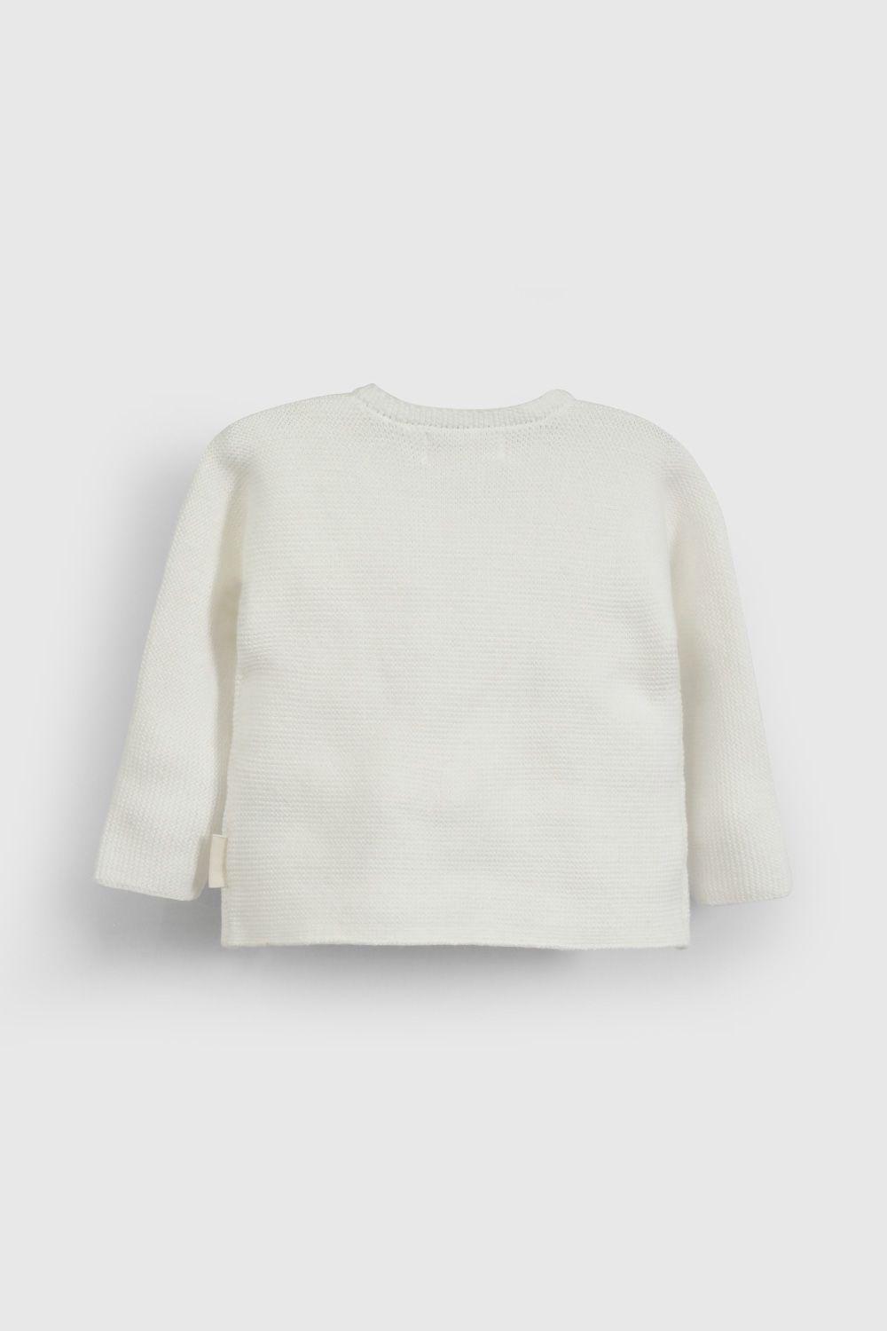 Chaleco Blanco Tejido Unisex CHLAU109V26-1