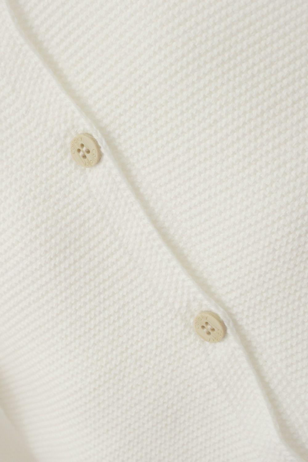 Chaleco Blanco Tejido Unisex CHLAU109V26-3