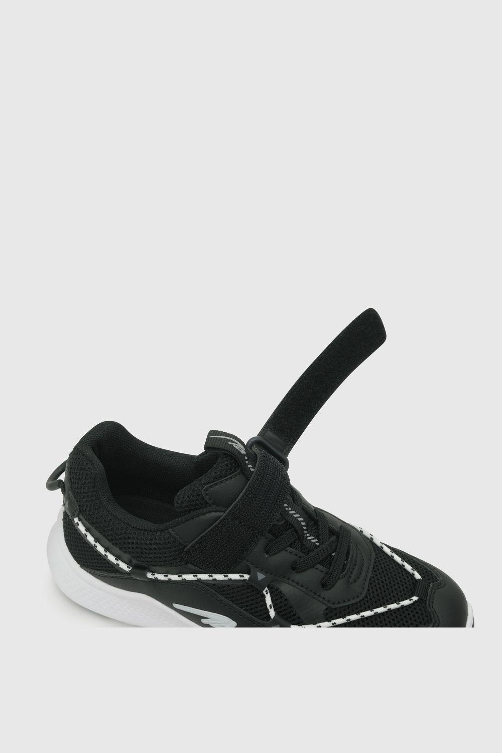 Zapatilla de niño deportiva reciclada negro / black (28 a 38)-4