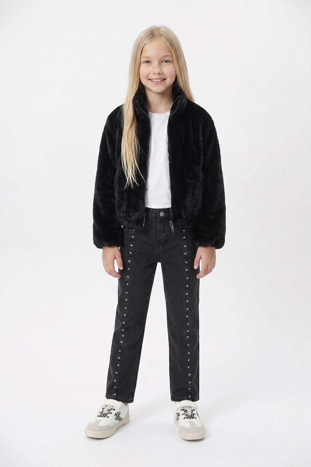 Jeans Niña Negro 8084 Colloky-1