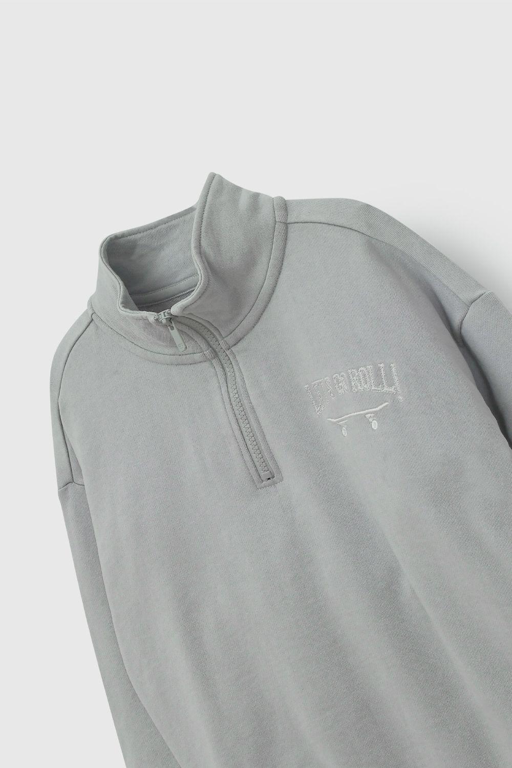 Polerón Gris Medio Cierre De Niño PLPO2504V26-2