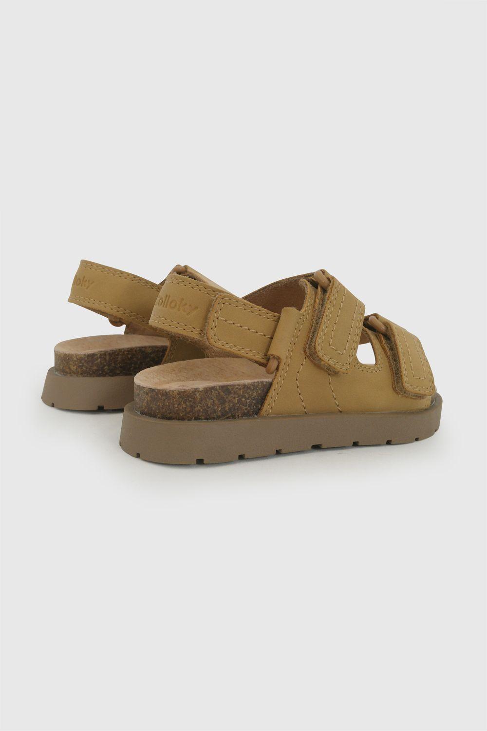 Sandalia Velcro Amarilla Niño 21-27 Colloky-5