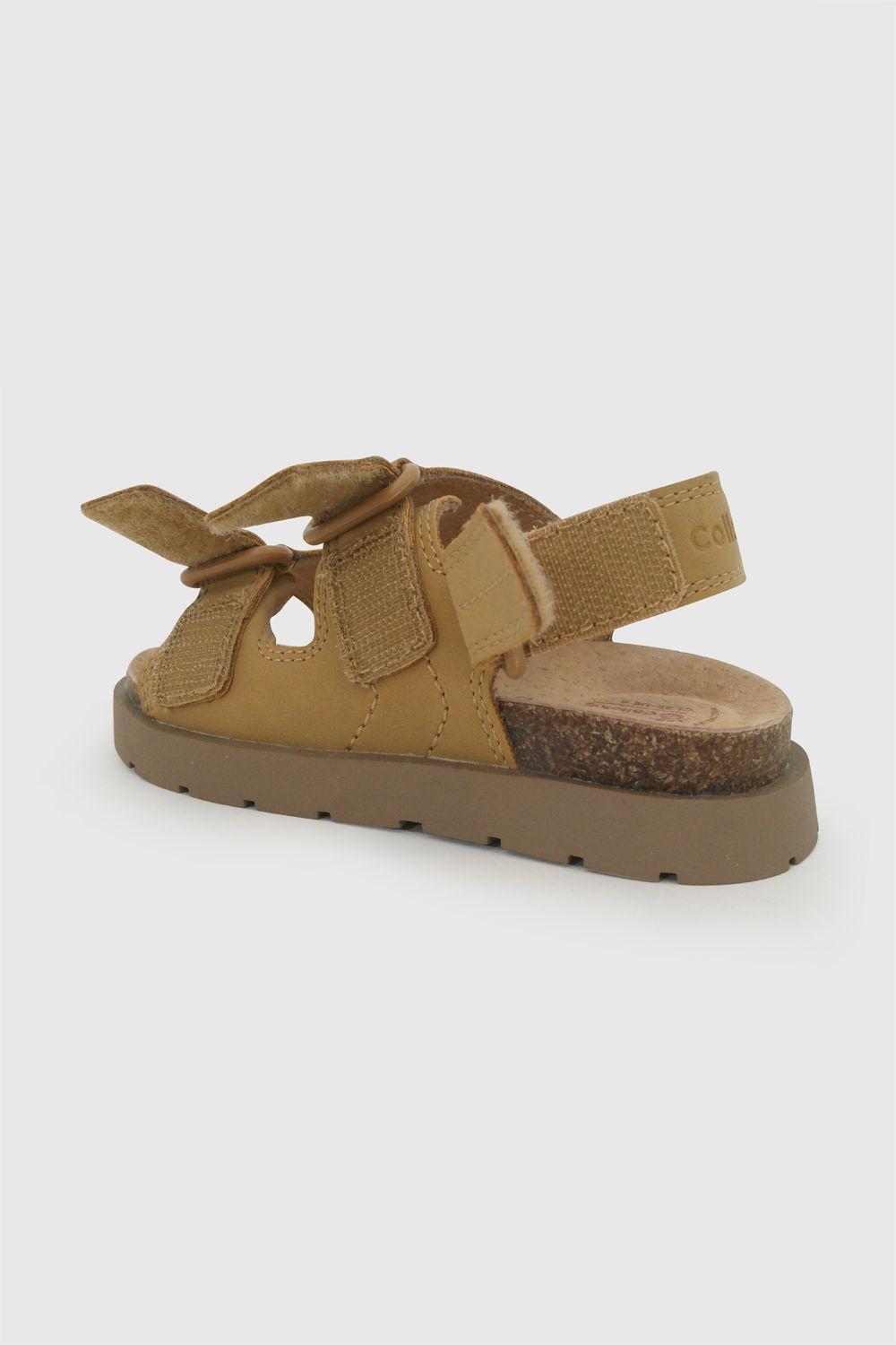 Sandalia Velcro Amarilla Niño 21-27 Colloky-6