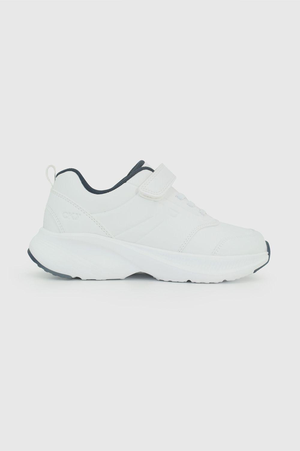 Zapatilla Escolar Blanca 7280 Colloky-1