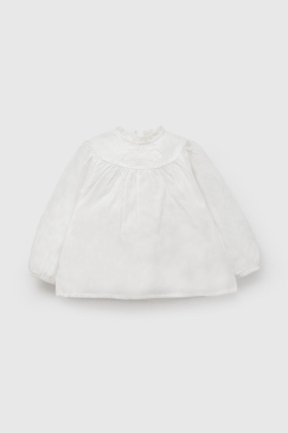 Blusa Blanco Niña 7417 Colloky-0