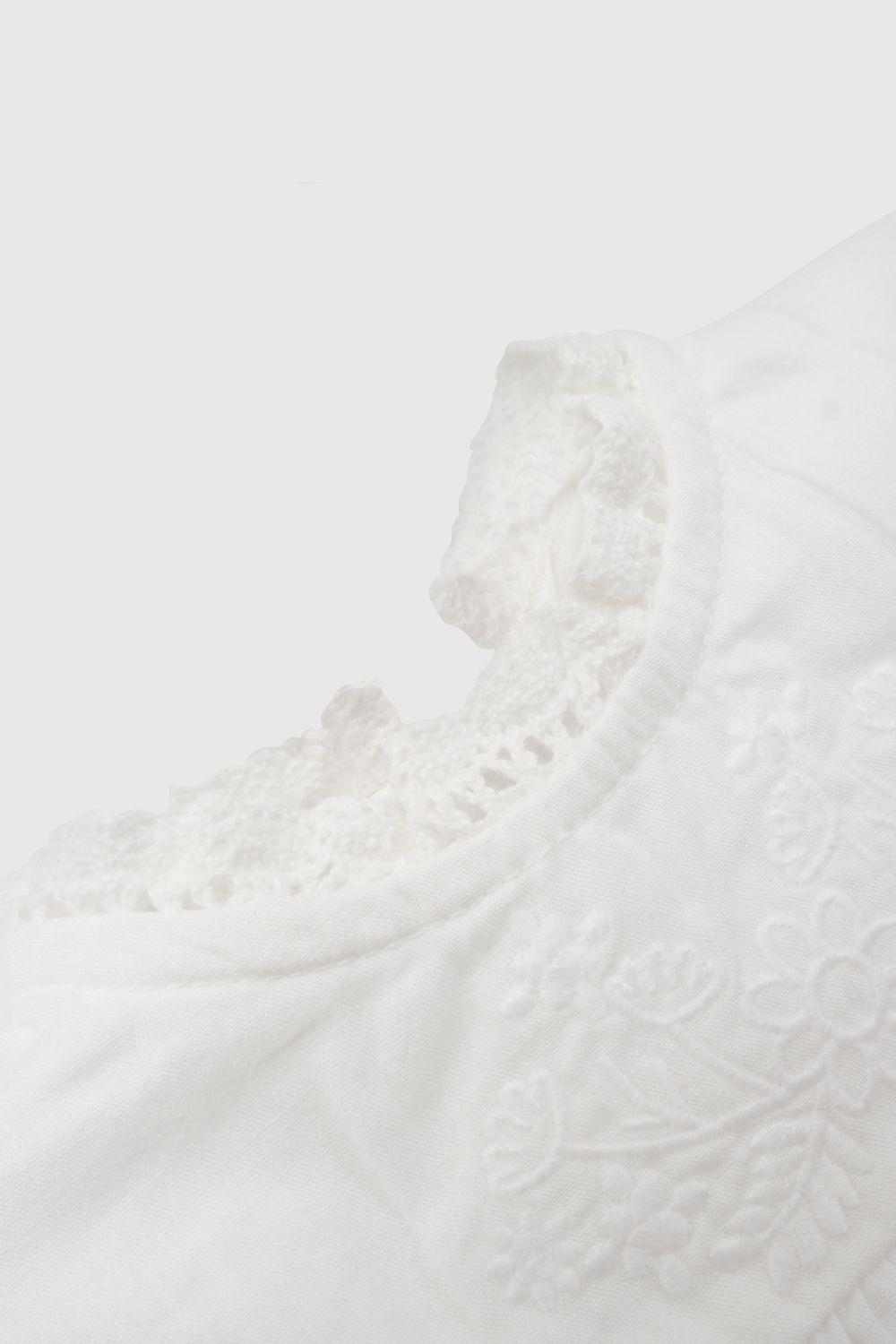 Blusa Blanco Niña 7417 Colloky-2