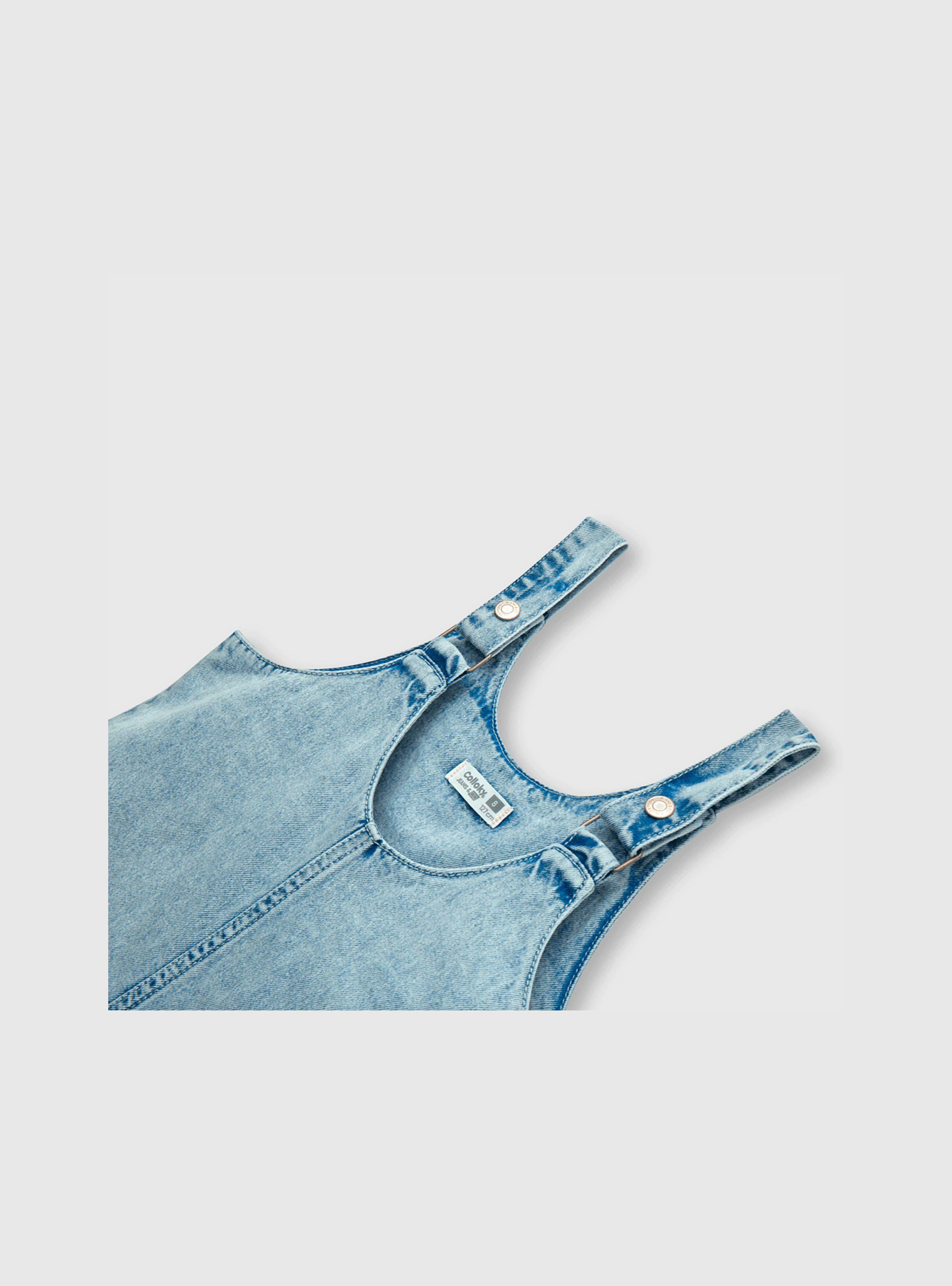 Jardinera Niña Azul (2 A 12 Años) Colloky-2