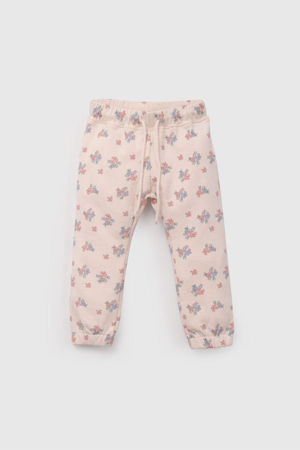 Buzo Naranjo Flores De Niña PTPO2243V26-0