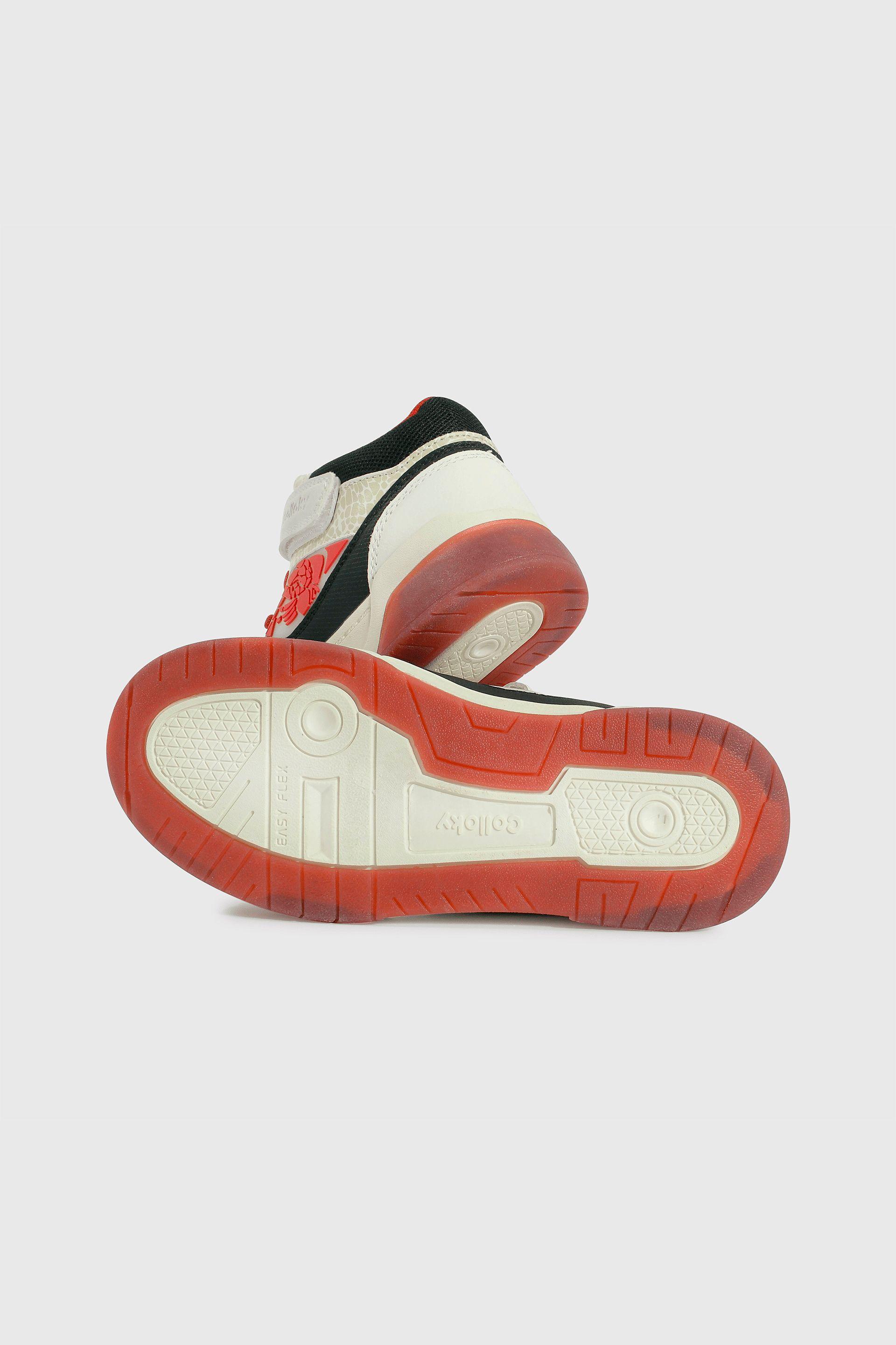 Zapatilla Multicolor con Luces de Niño con Velcro y Cordón Talla 28 al 38 441-2