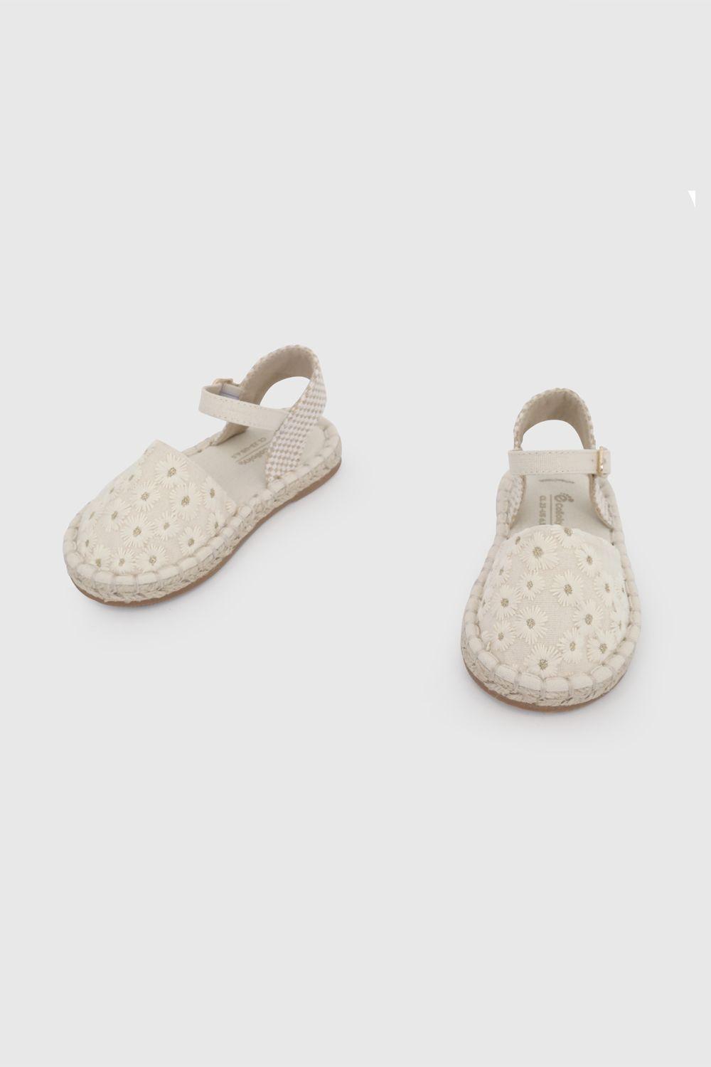 Alpargata Blanca Niña 43440375V26-3