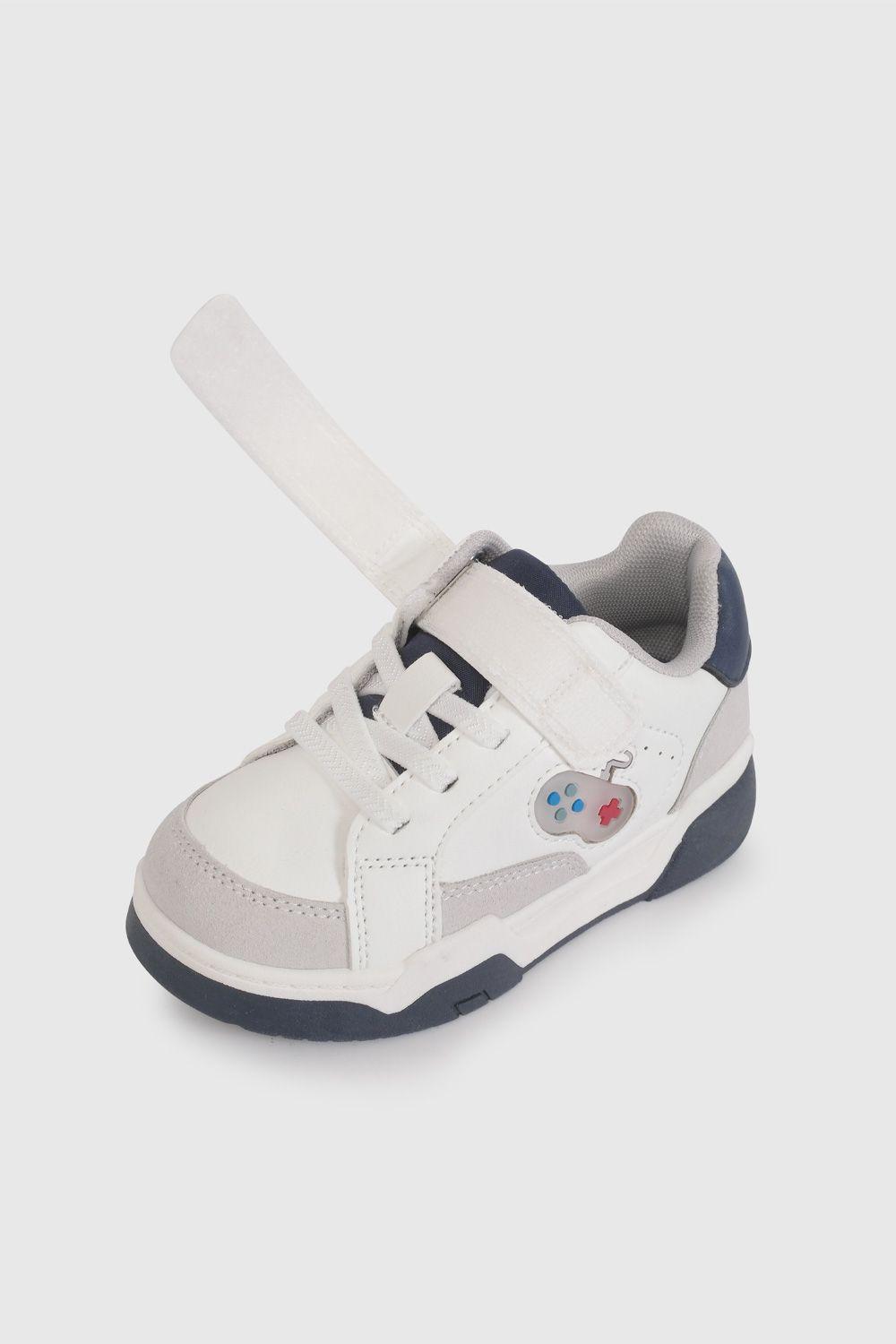 Zapatilla de Luces Blanca Temática Gamer 47030210V26-5