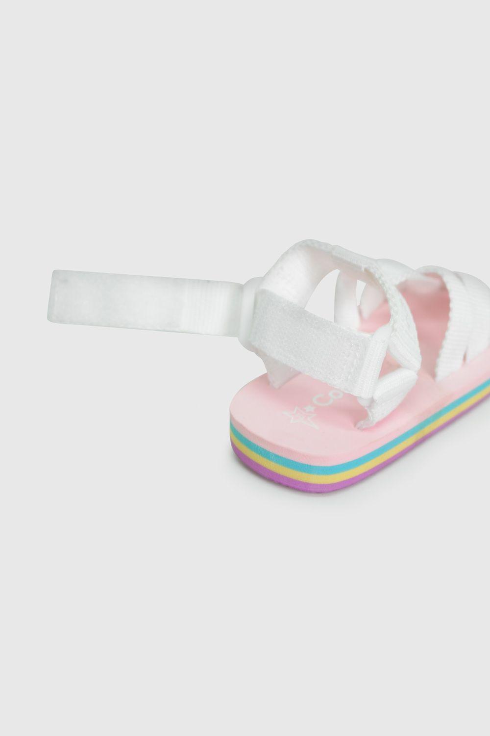 Aqua de niña playa off white (21 a 27)-4