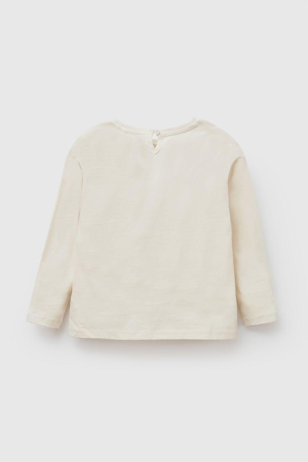 Polera Niña Crema 8088 Colloky-1