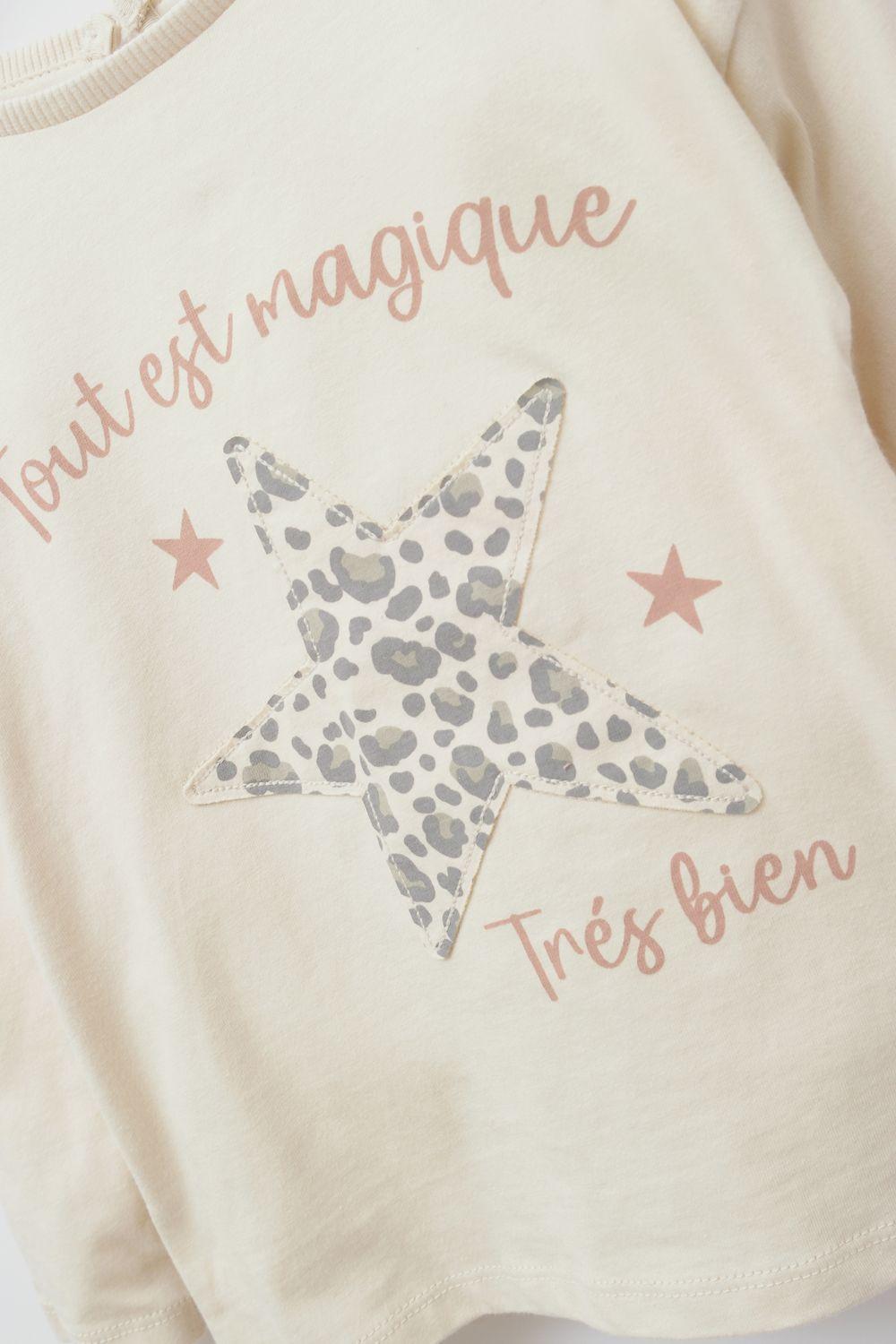 Polera Niña Crema 8088 Colloky-2