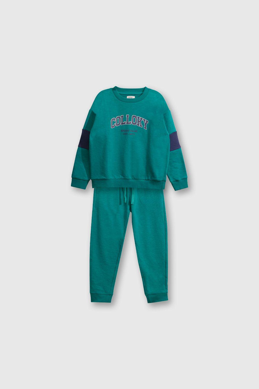 Buzo Niños Verde 54445 Colloky-3