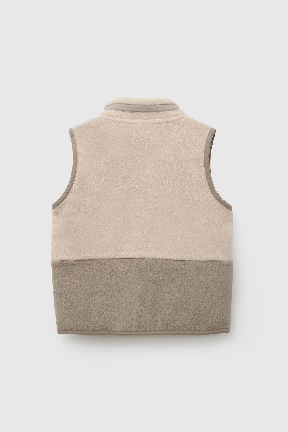Polar Sin Mangas Beige Niño 6-9M a 4-5A Colloky-1