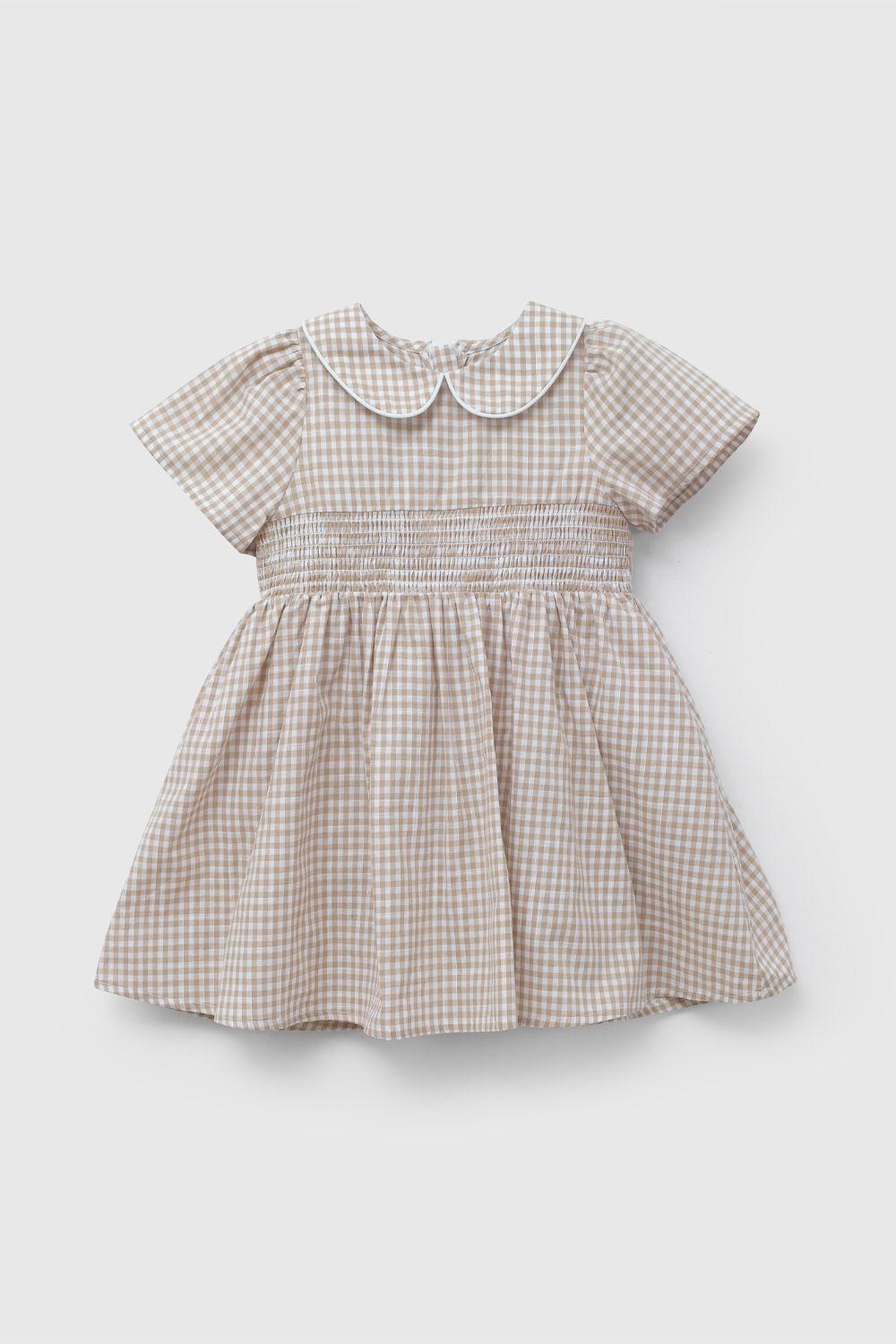 Vestido Cuadrillez de Niña VEBM0898V26-0