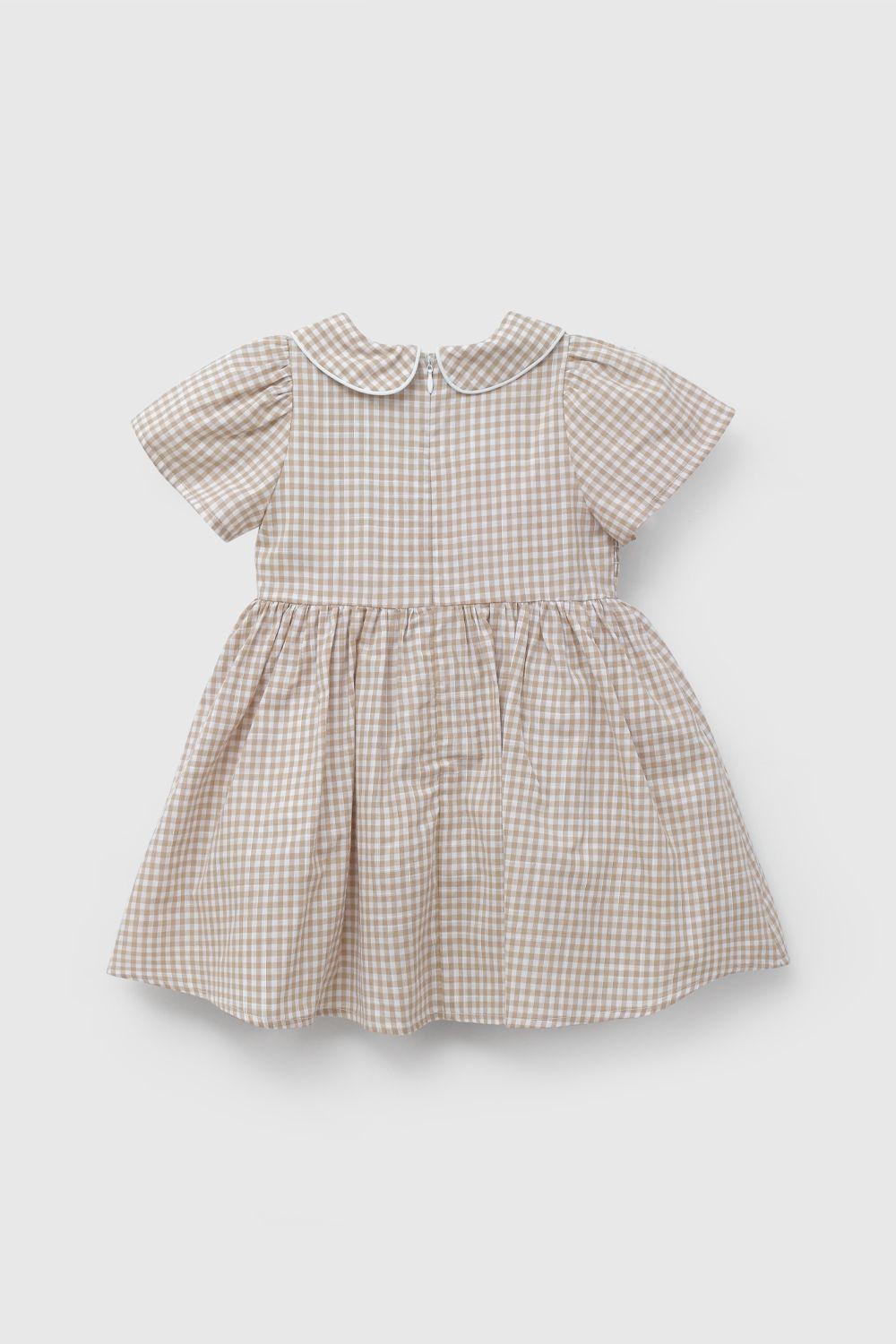 Vestido Cuadrillez de Niña VEBM0898V26-1