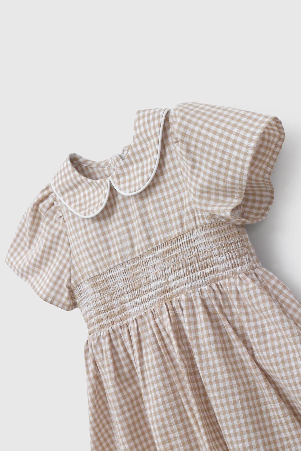 Vestido Cuadrillez de Niña VEBM0898V26-2