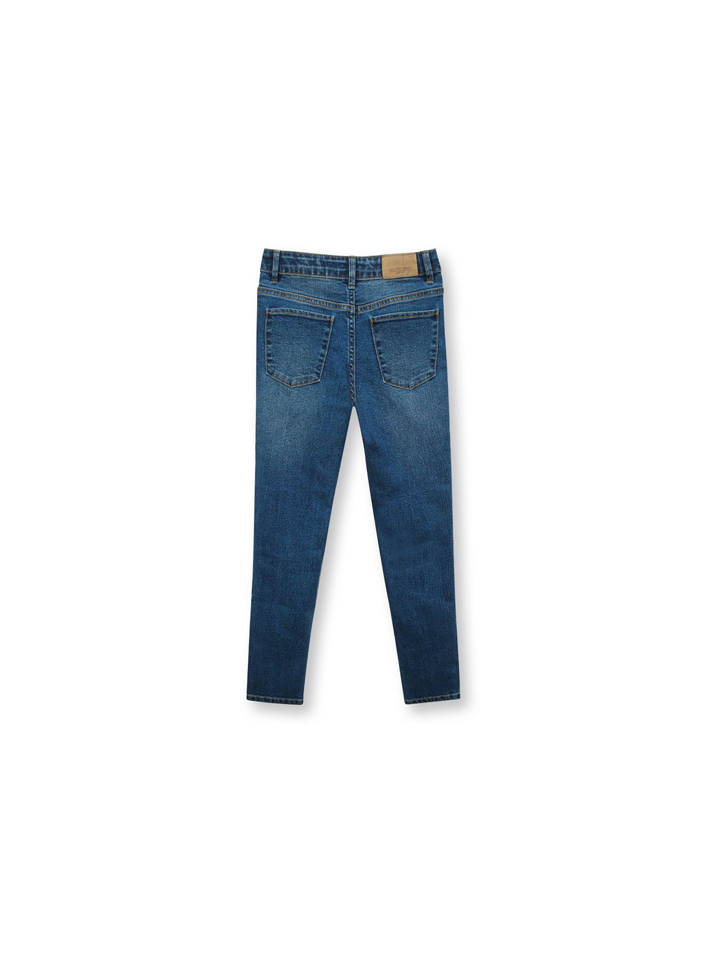 Jeans Niña Skinny Azul (2 A 12 Años) Colloky-1