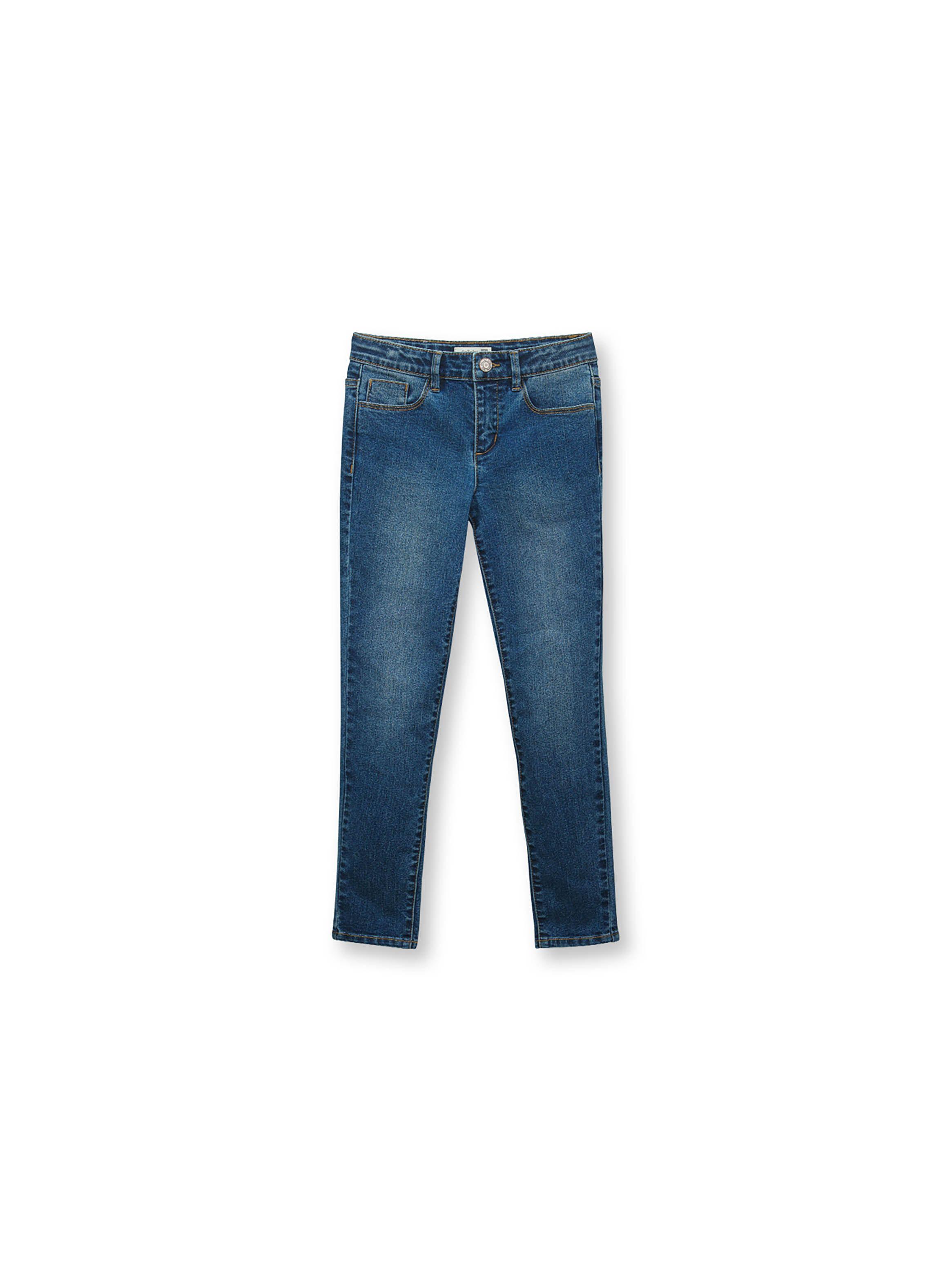 Jeans Niña Skinny Azul (2 A 12 Años) Colloky-0