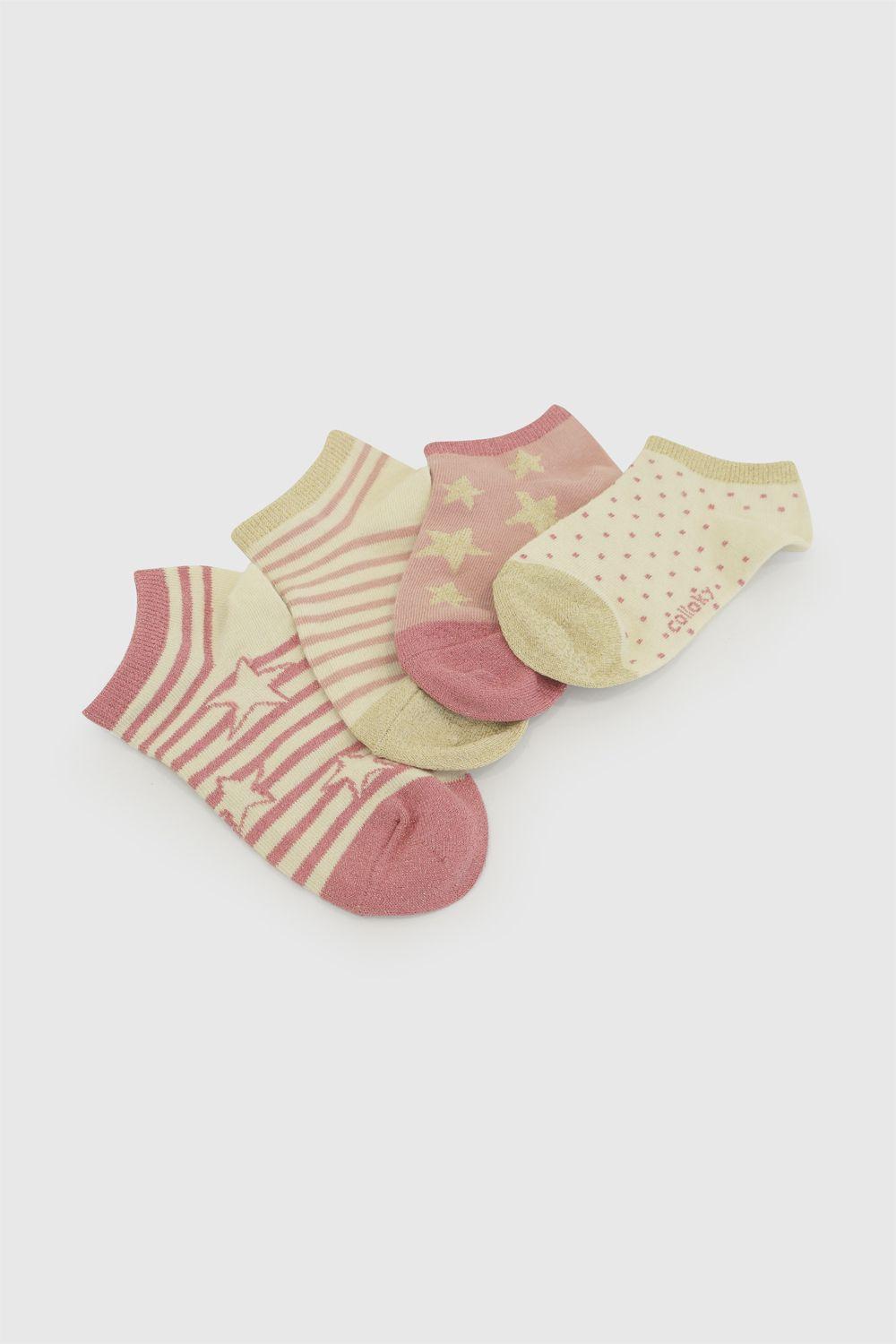 Calcetin trainee punto suave y resistente niña multicolor 3/4A a 9/12A-2
