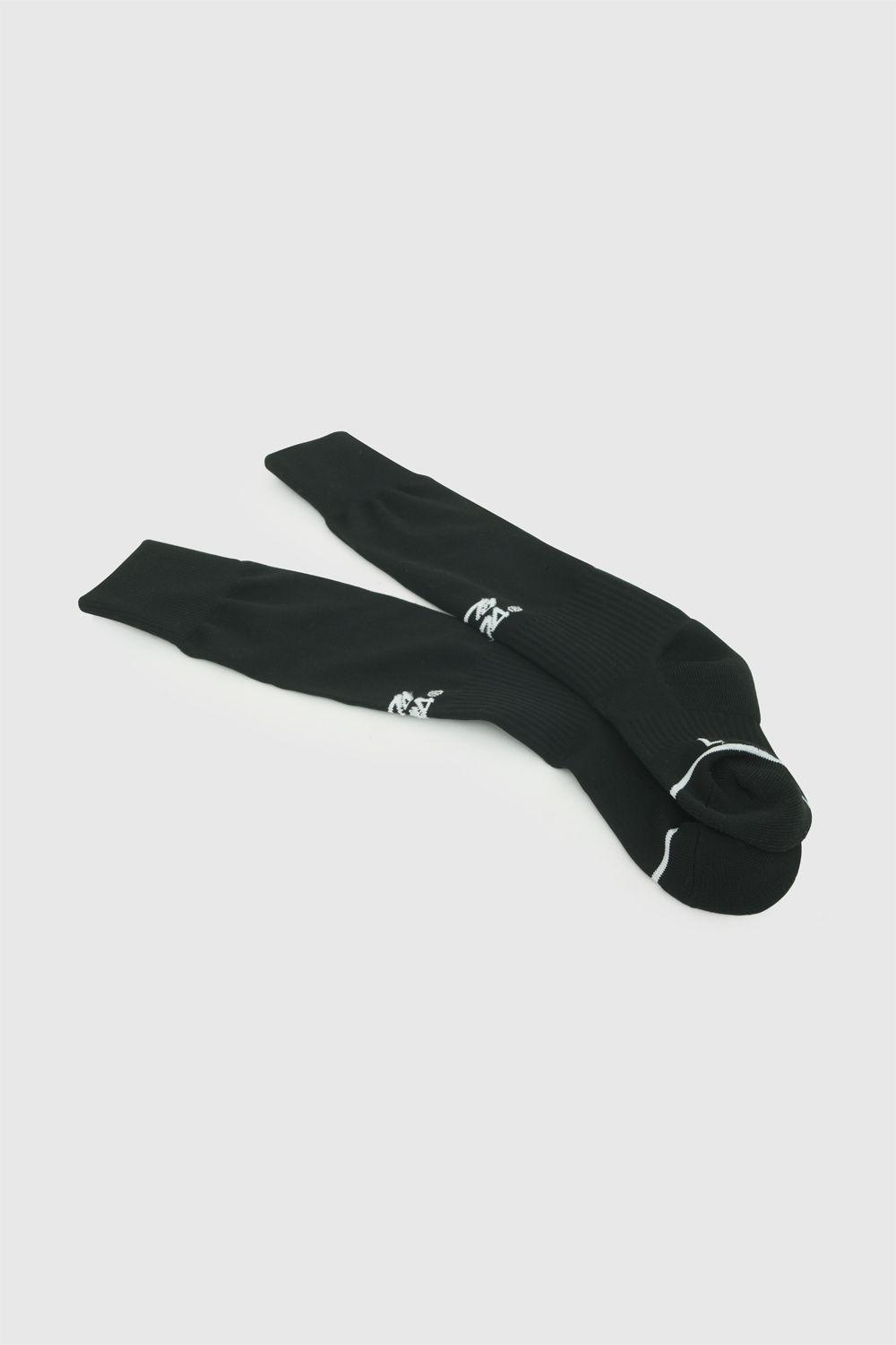 Calcetin Futbol Algodón Negro Unisex 3/4A a 9/12A Colloky-2