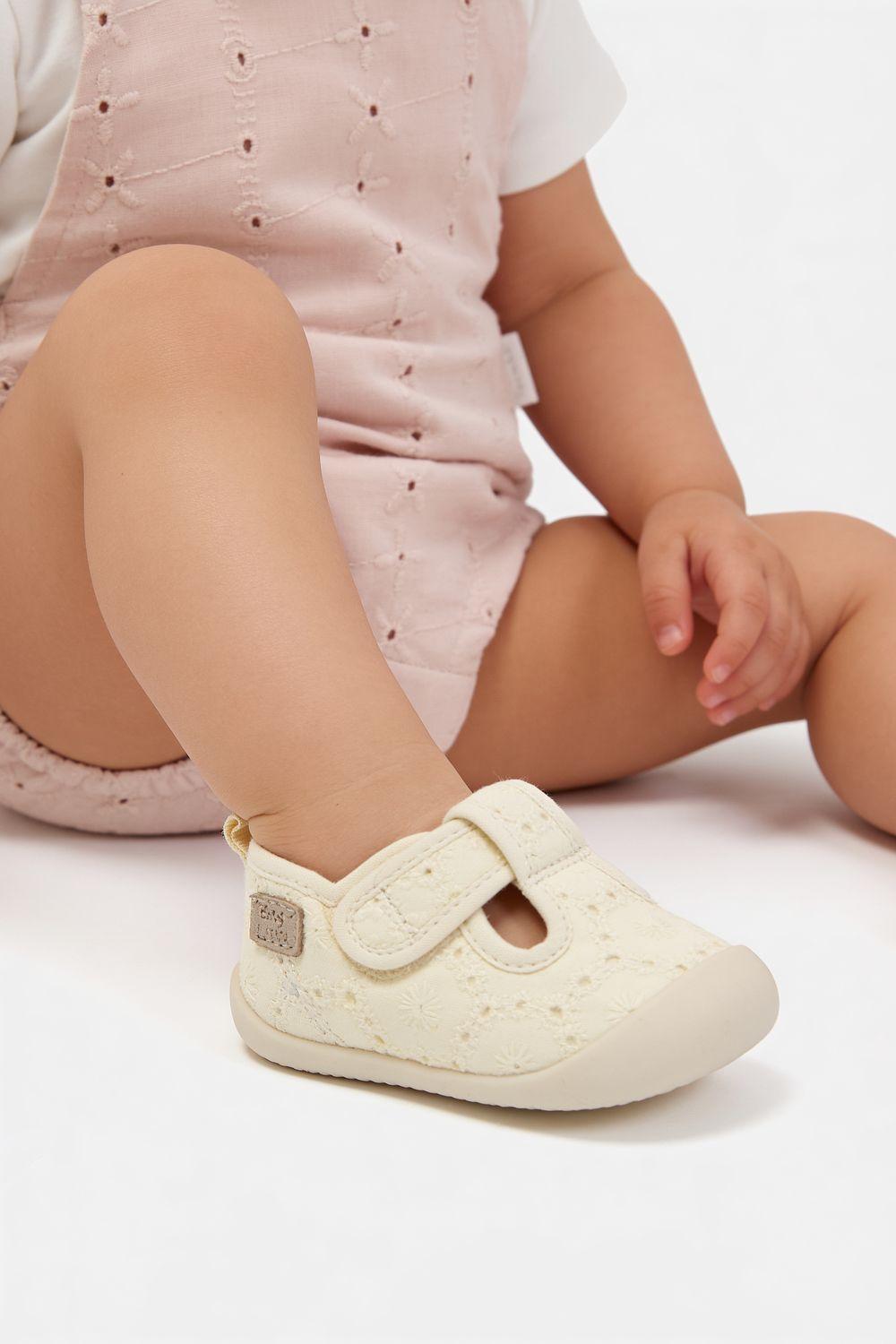 Zapato Velcro Amarillo Niña 17-20 Colloky-1