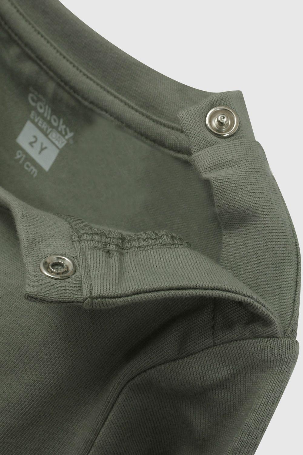 Polera Verde Animales De Niño POJE8592V26-3