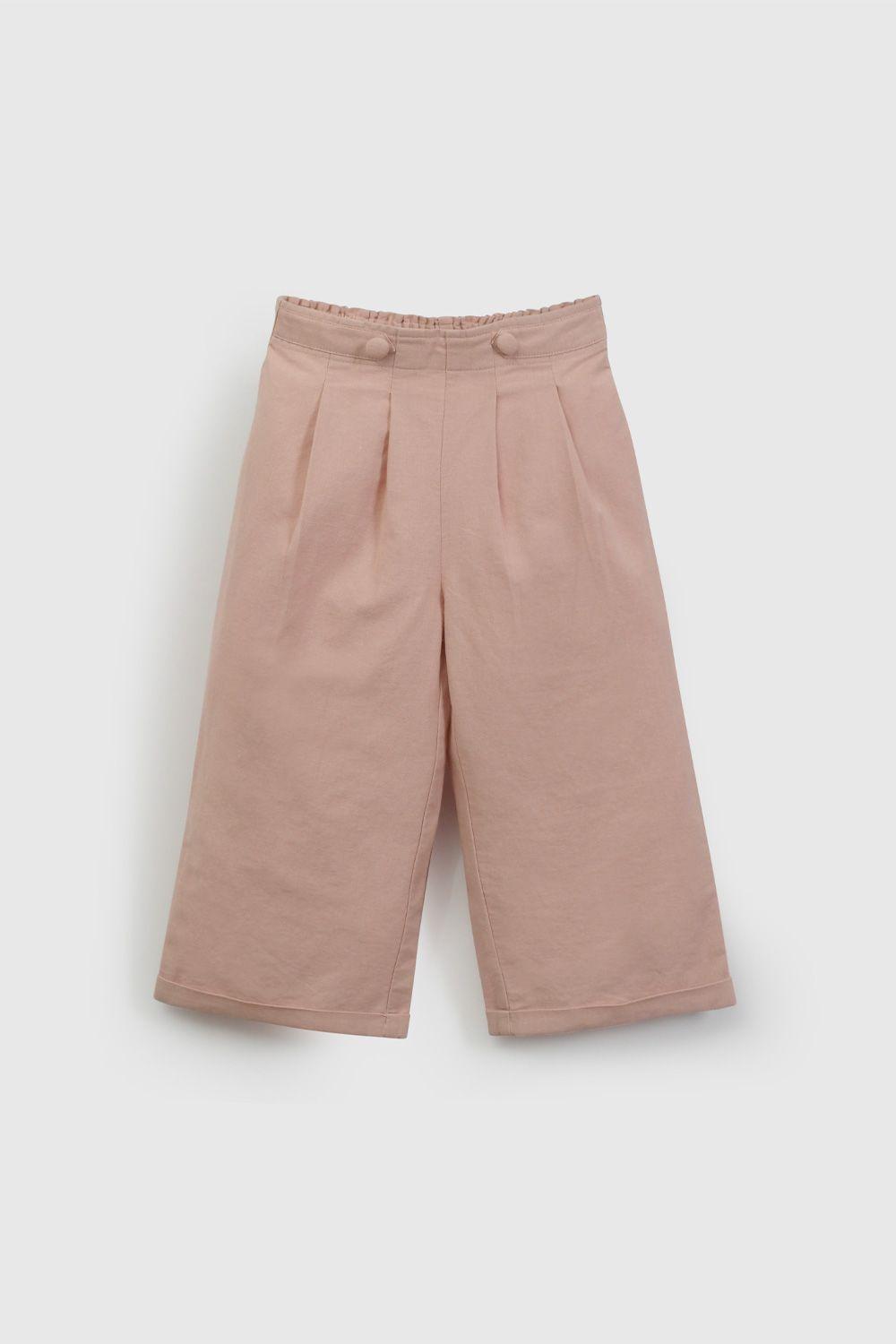 Pantalón Rosado Ceremonia De Niña PTVL0629V26-0