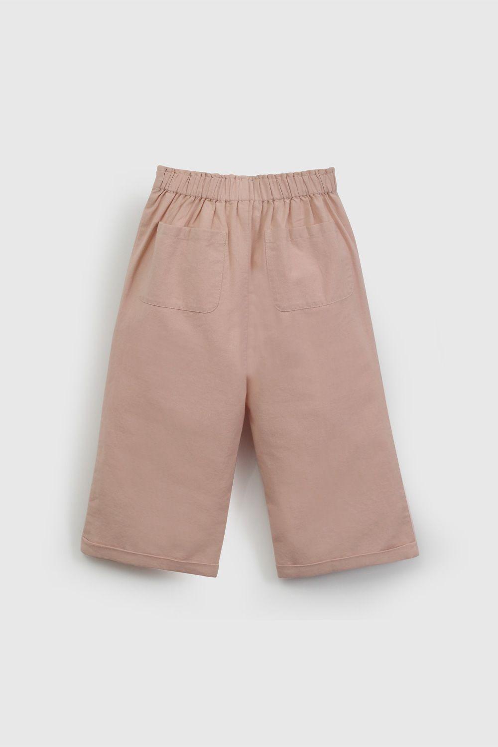 Pantalón Rosado Ceremonia De Niña PTVL0629V26-1