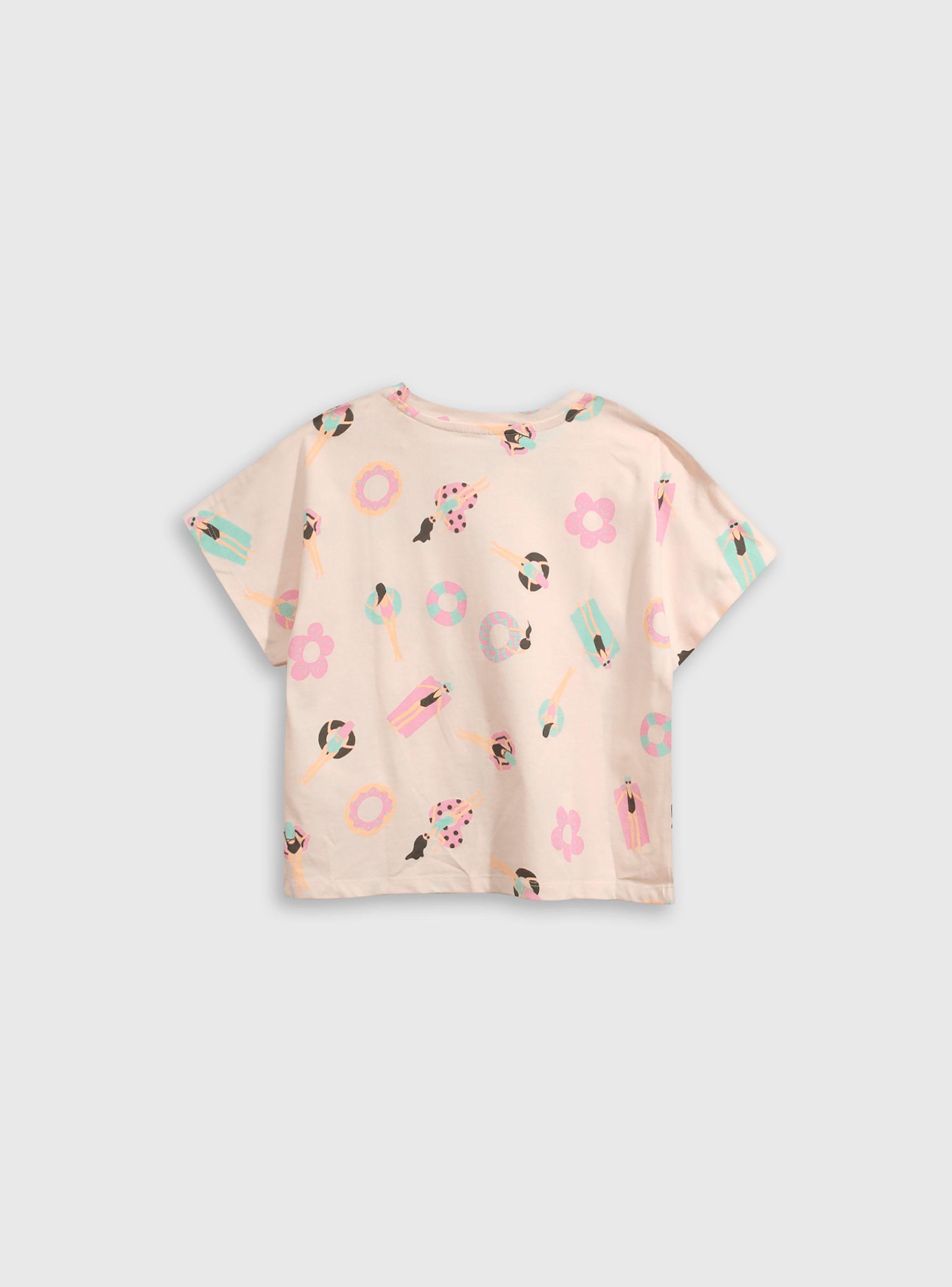 Polera Niña Rosado 55618 Colloky-1