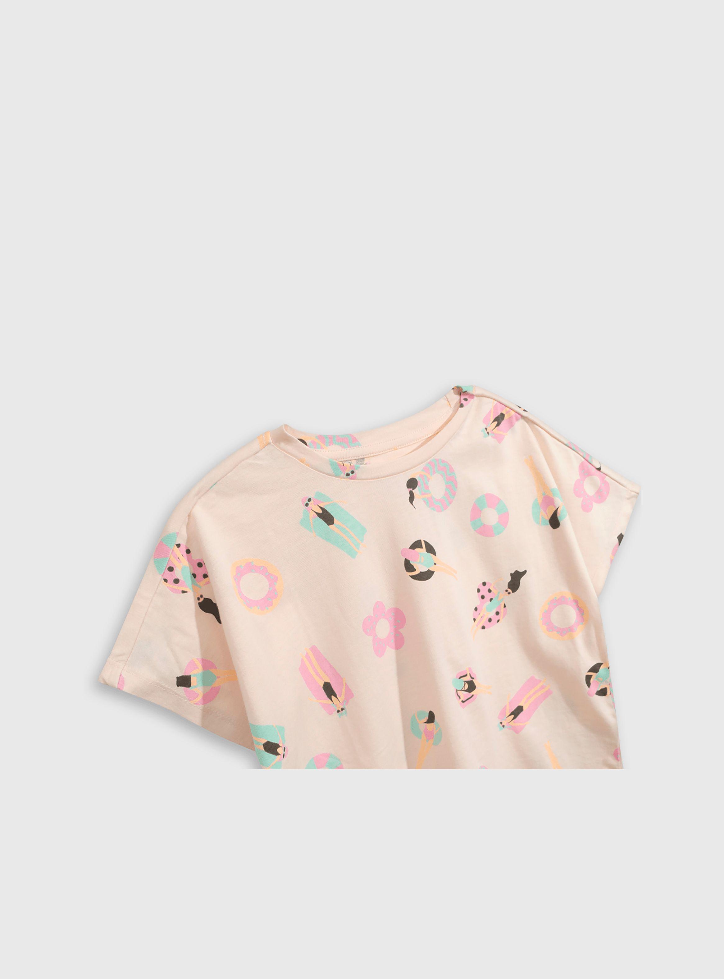 Polera Niña Rosado 55618 Colloky-2