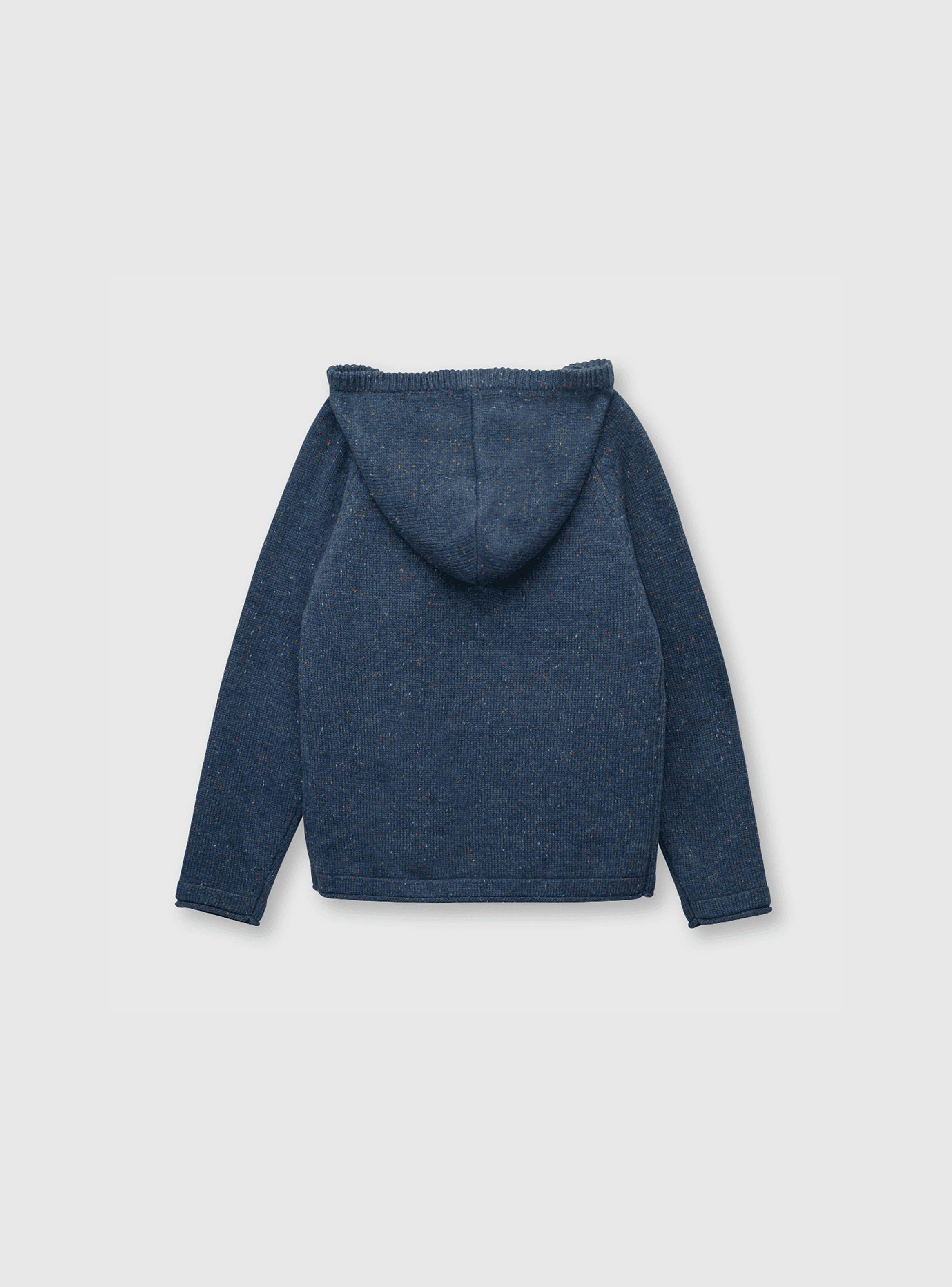 Sweater De Niño Jaspeado Azul (2 A 12 Años) Colloky-1