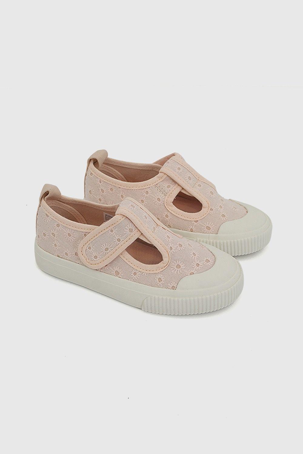Zapato Lona Rosado Niña 21-27 Colloky-0