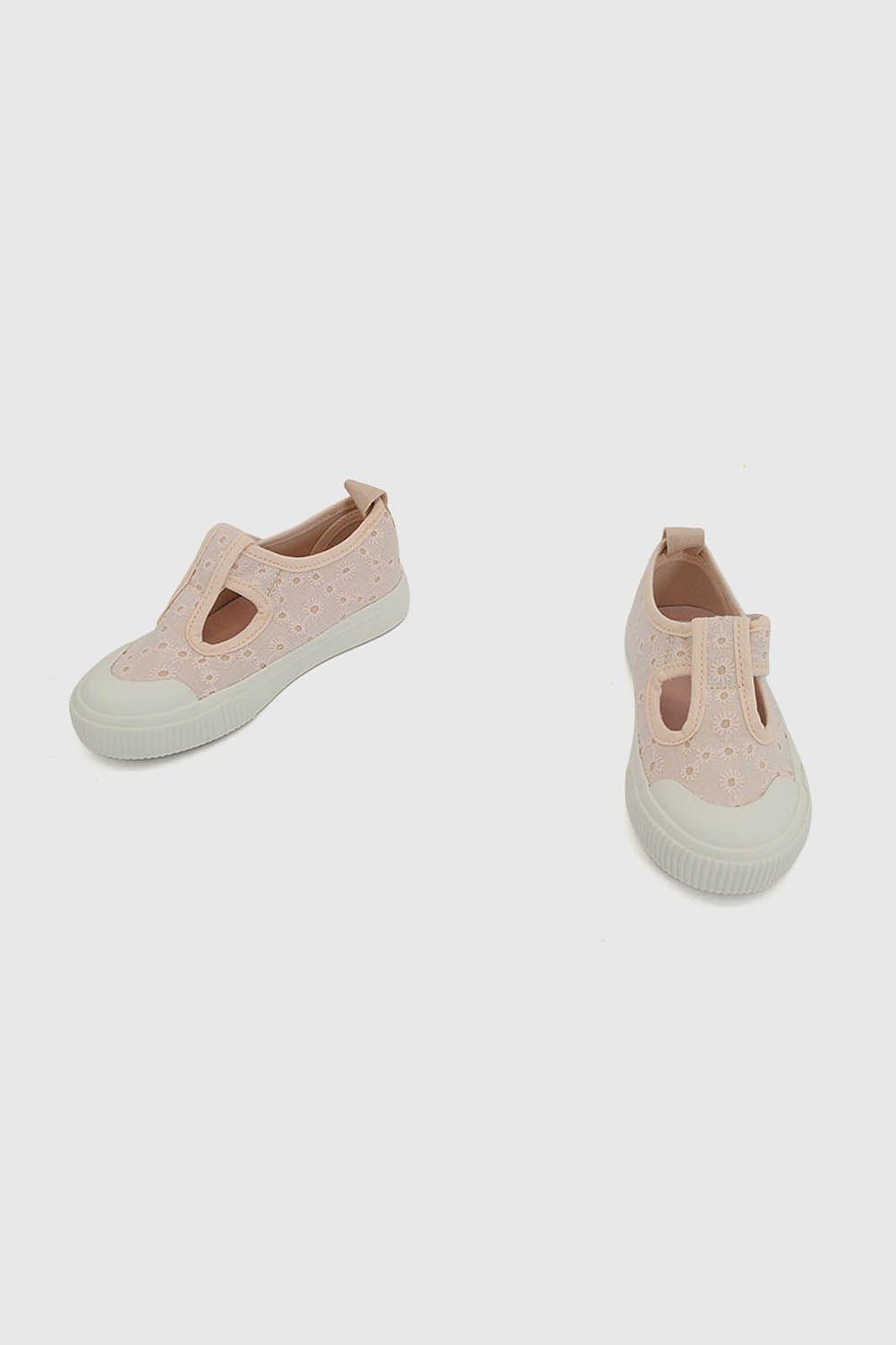 Zapato Lona Rosado Niña 21-27 Colloky-3