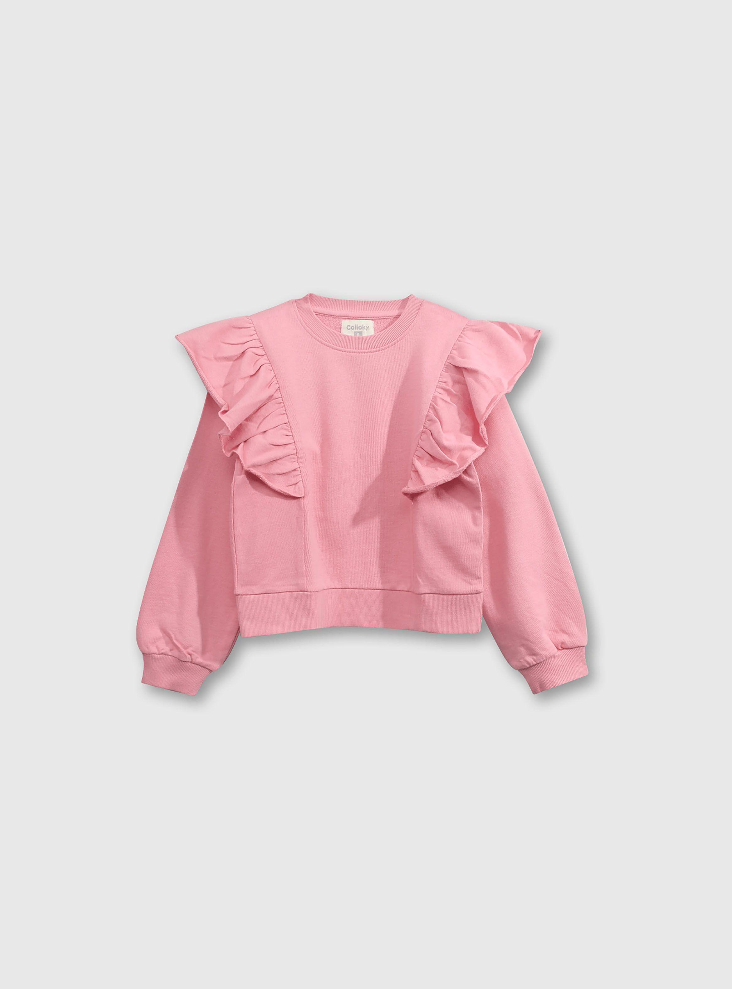 Poleron Niña Rosado 49727 Colloky-0