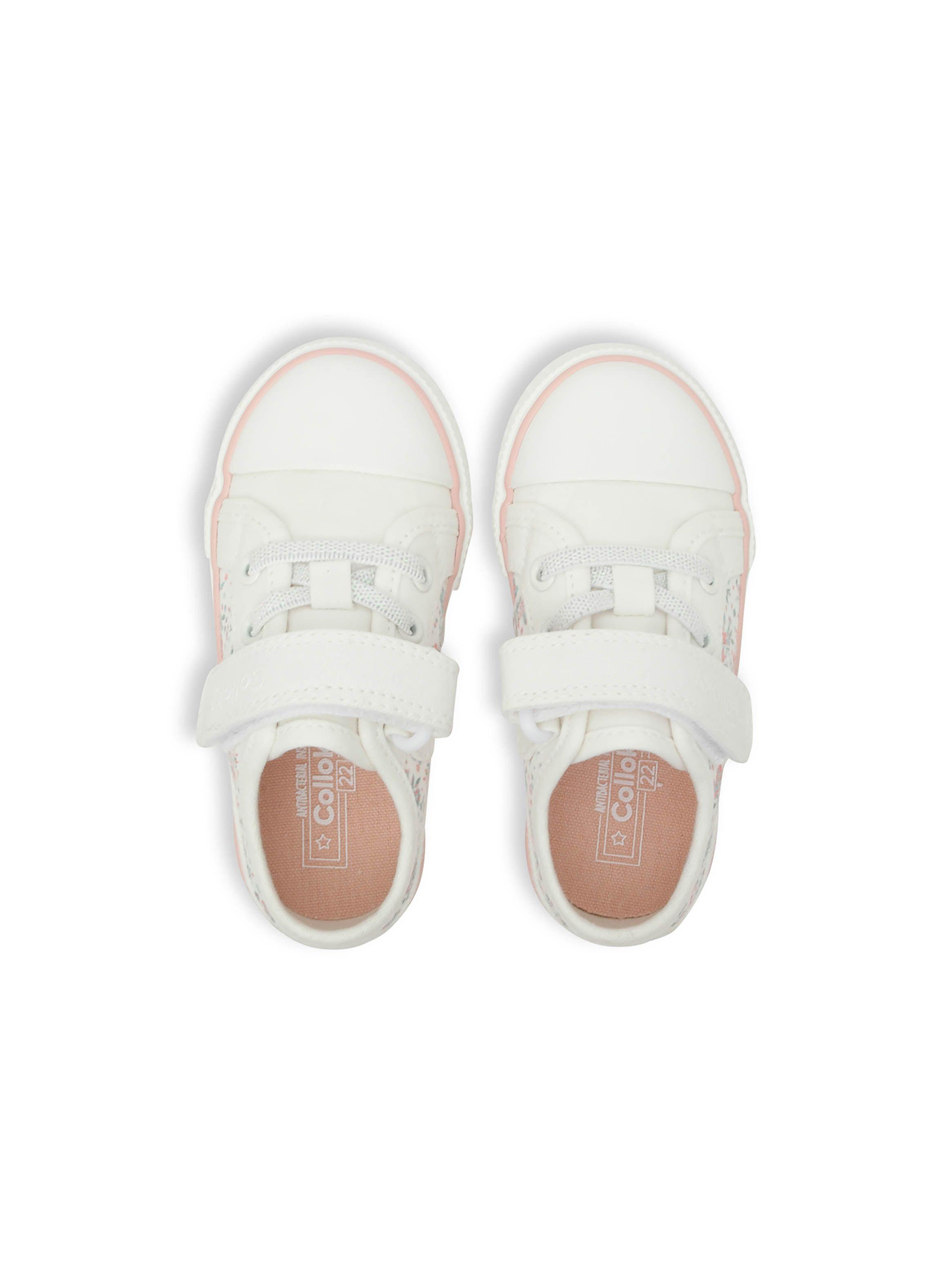 Zapatilla Niña Flores Blanco (21 A 27) Colloky-3