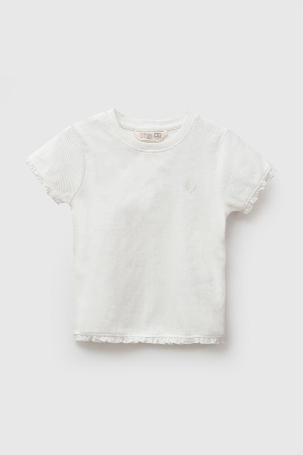 Polera manga corta niña blanco 3-4A a 12-13A-0