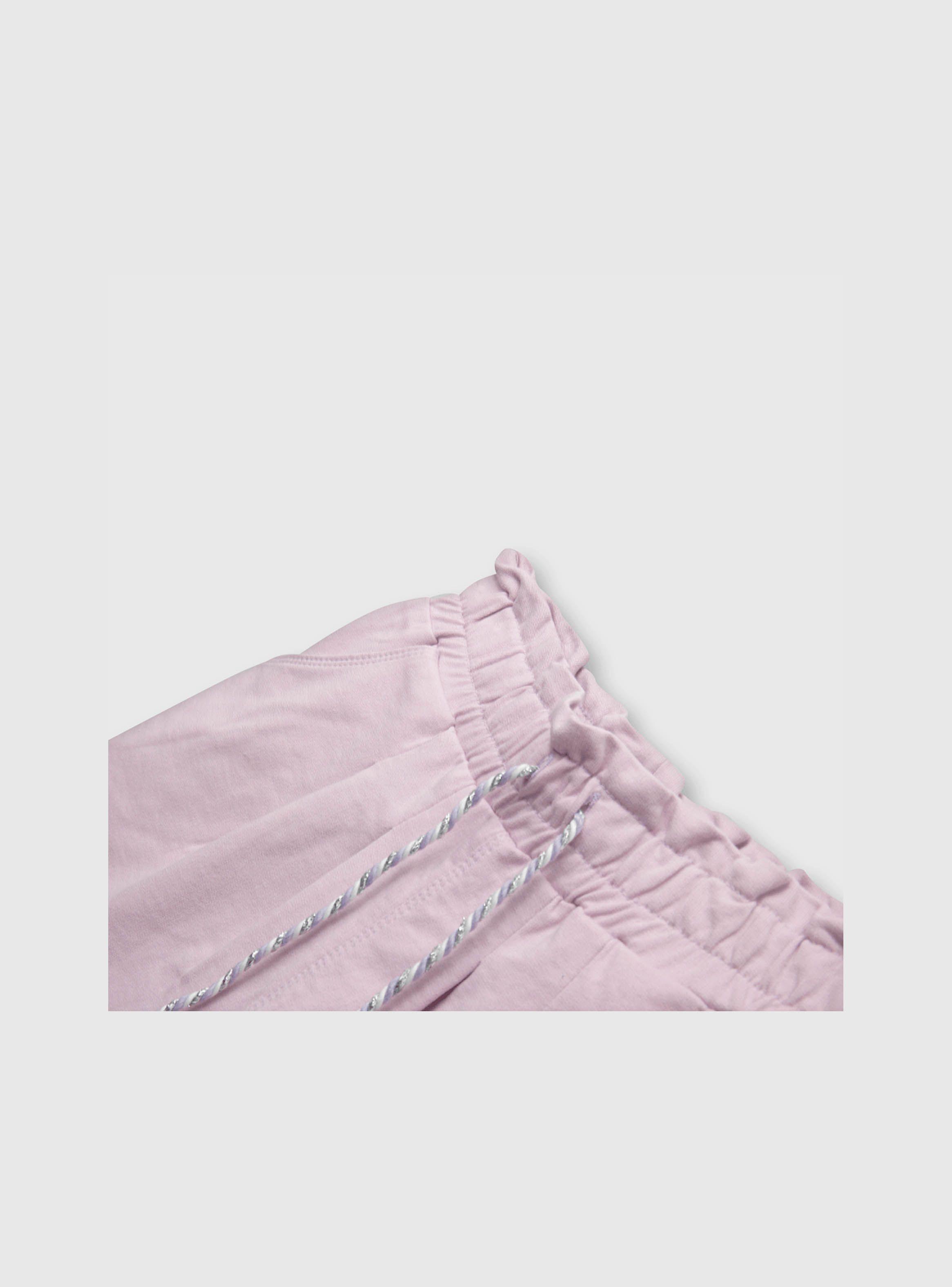 Short De Niña Recogido De Punto Lila (2 A 12 Años) Colloky-2