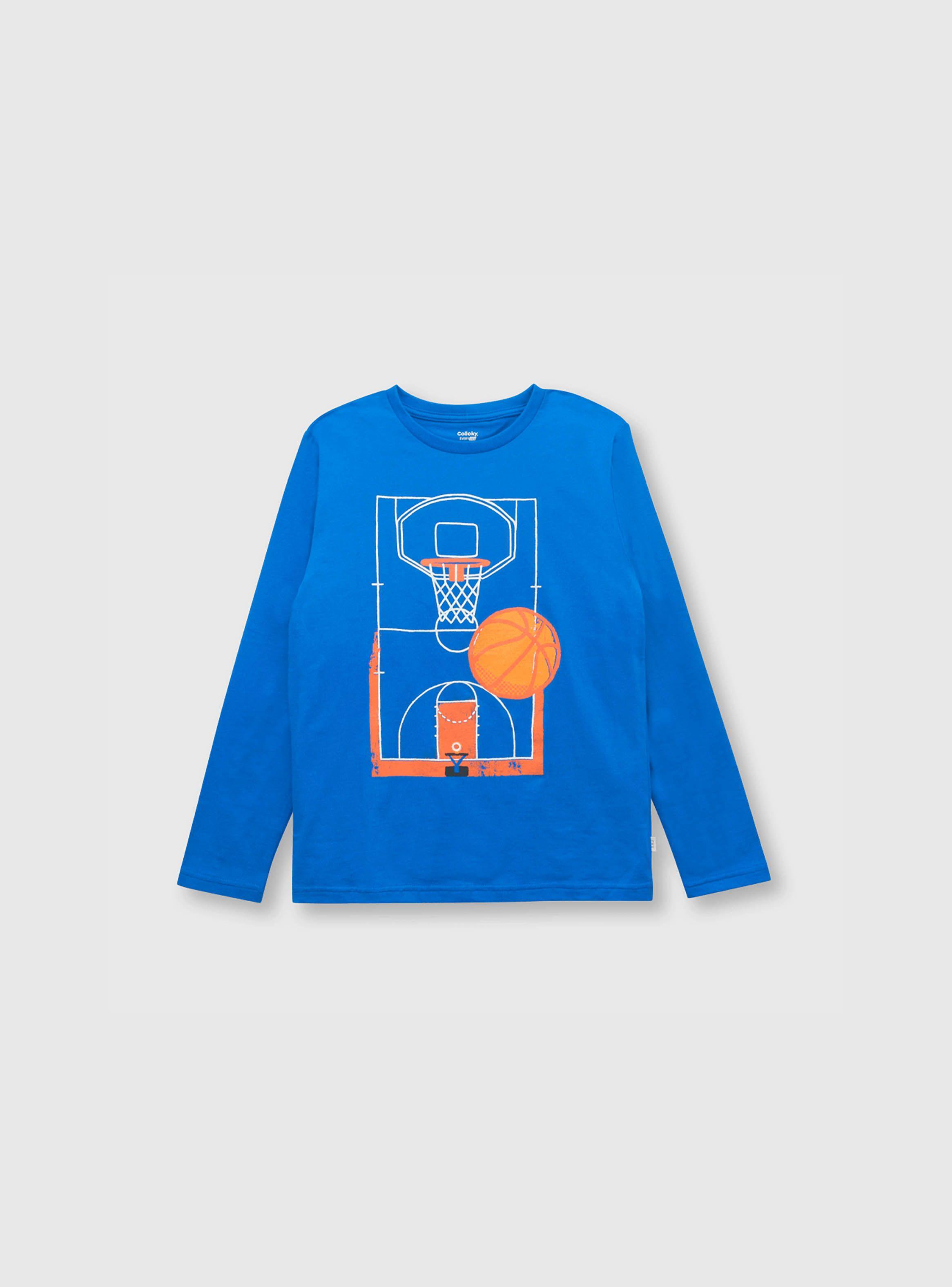 Polera Niño Azul (2 A 12 Años) Colloky-0