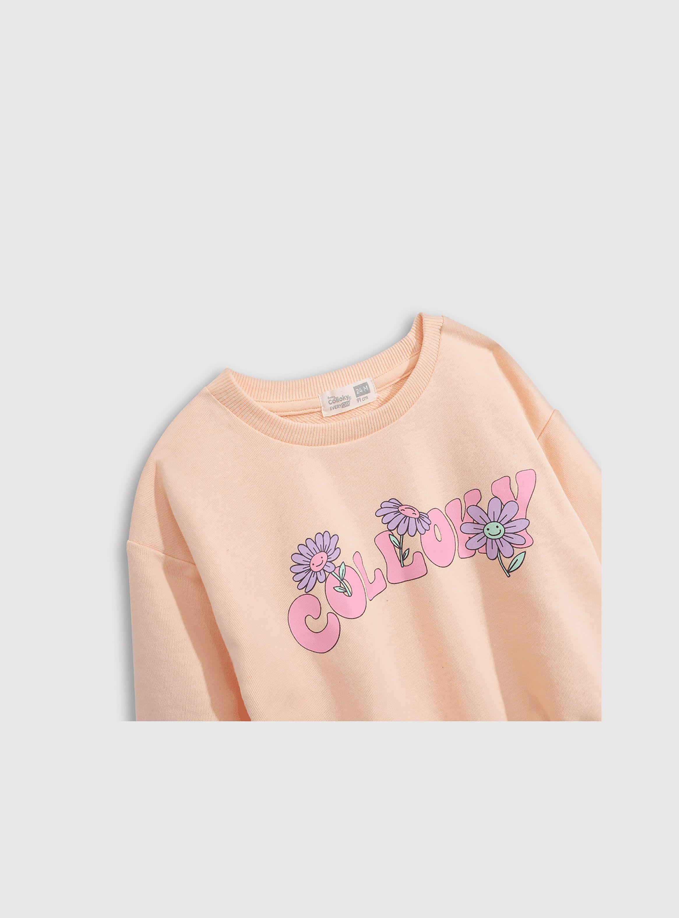 Polerón Niña Naranjo 54491 Colloky-2