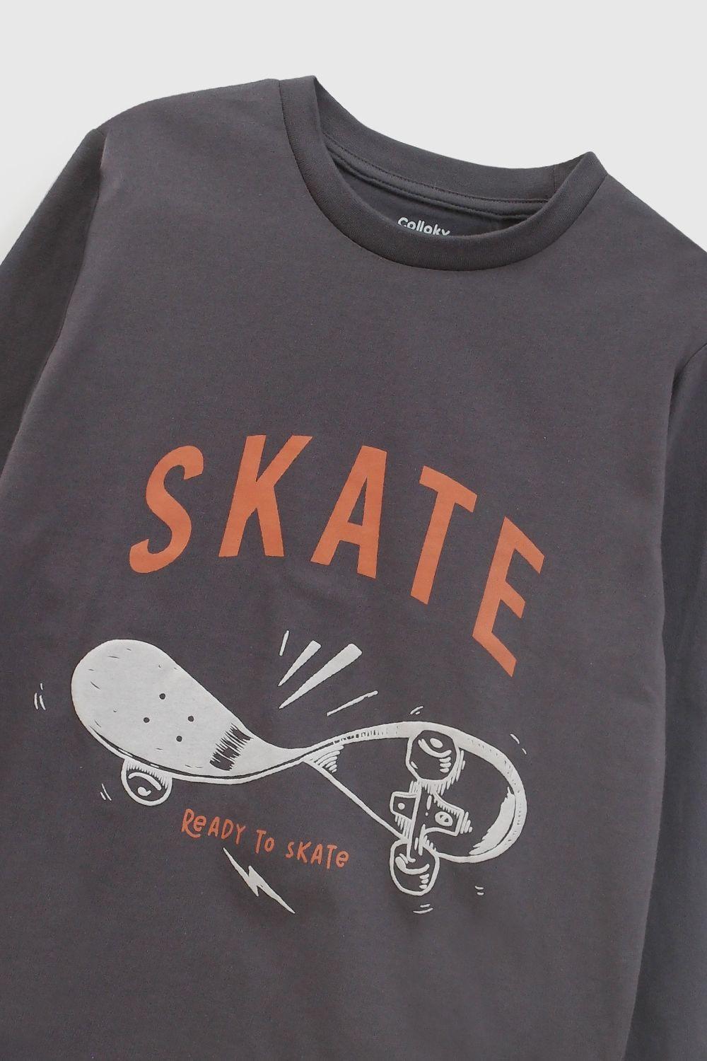 Polera Niño Gris 8220 Colloky-2