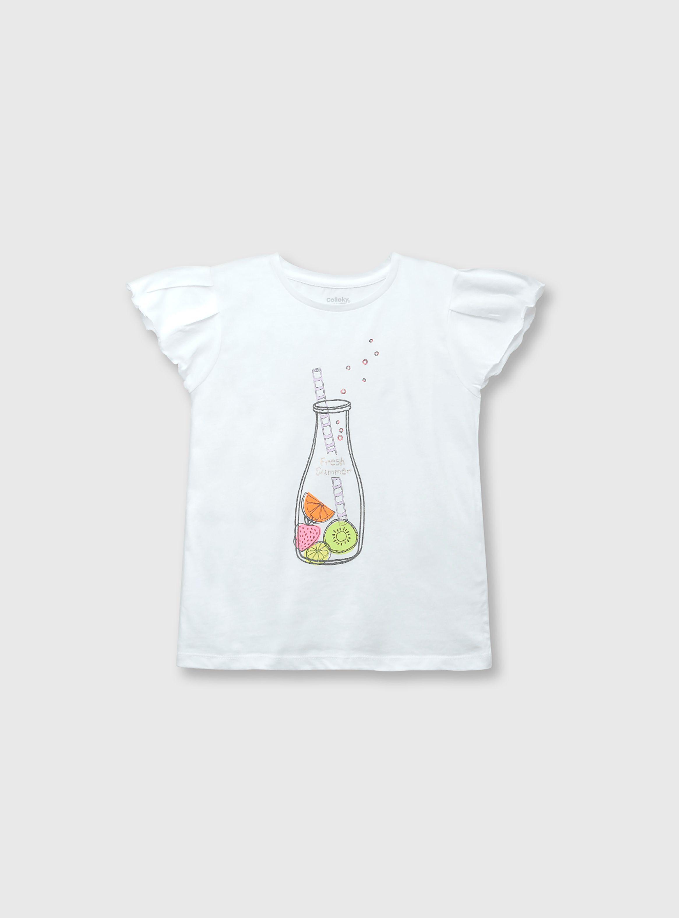 Polera Niña Blanco 55612 Colloky-0