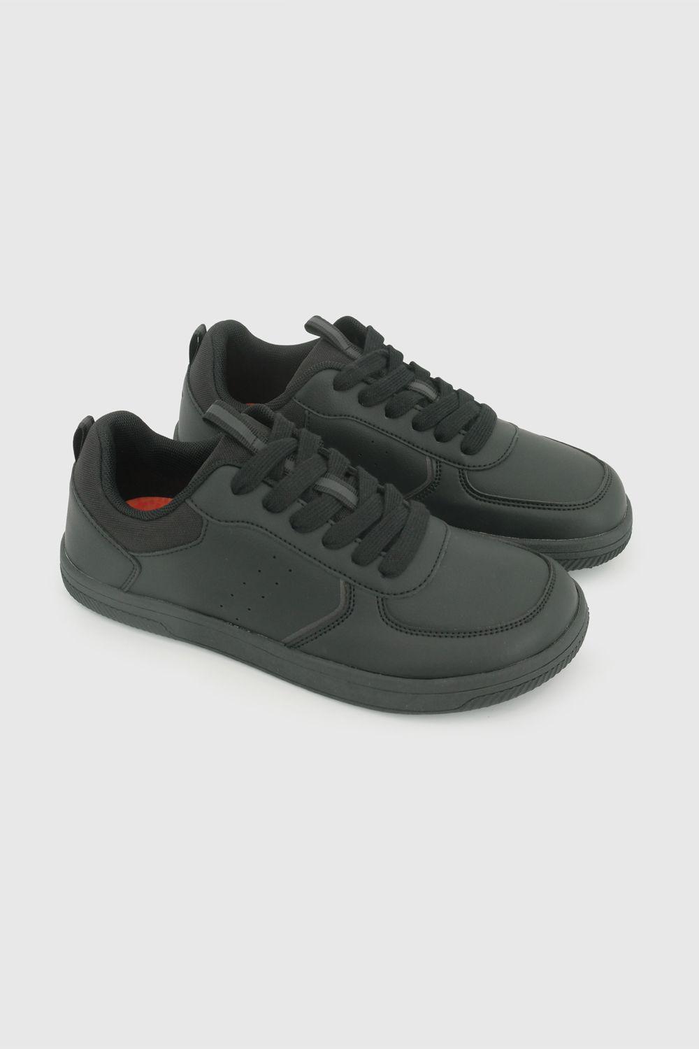 Zapatilla Escolar Negra 7274 Colloky-0